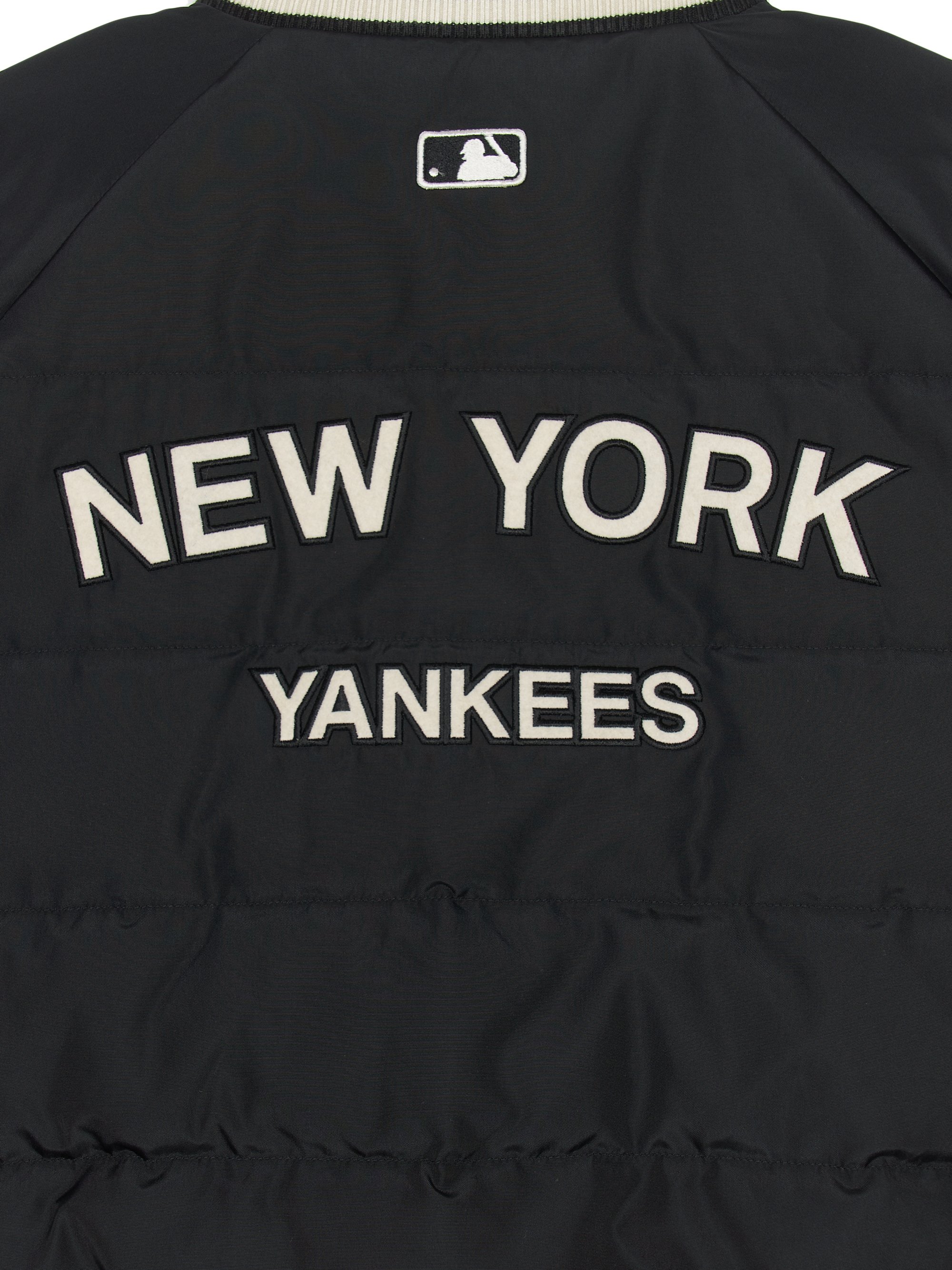 ジャケット MLB Curve Padding NY Black 3ADJB1046-50BKS ao-khoac-mlb-curve-new-york-