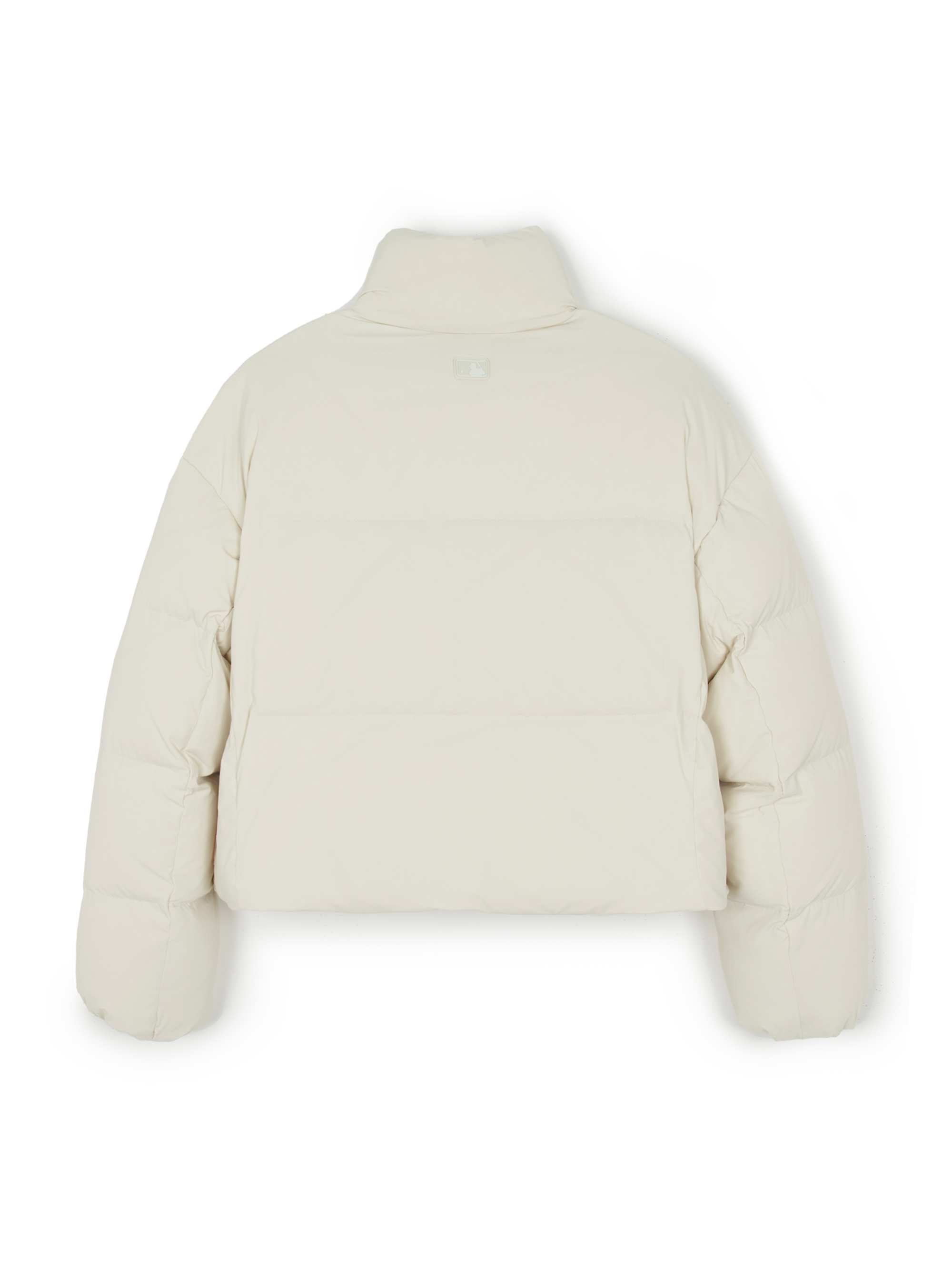 MLB 여성 크롭 베이직 커브 패딩 뉴욕양키스 (CREAM)