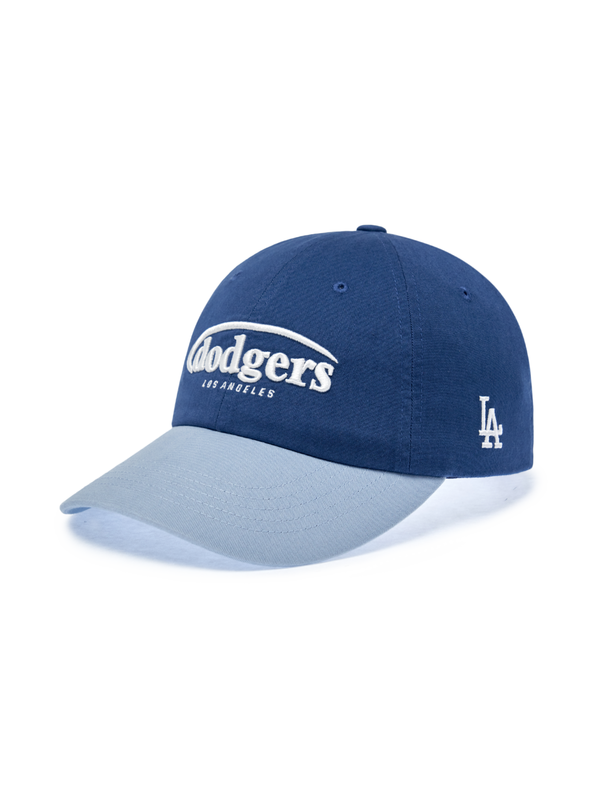 MLB 젤리 배색 언스트럭쳐 볼캡 LA다저스 (NAVY)