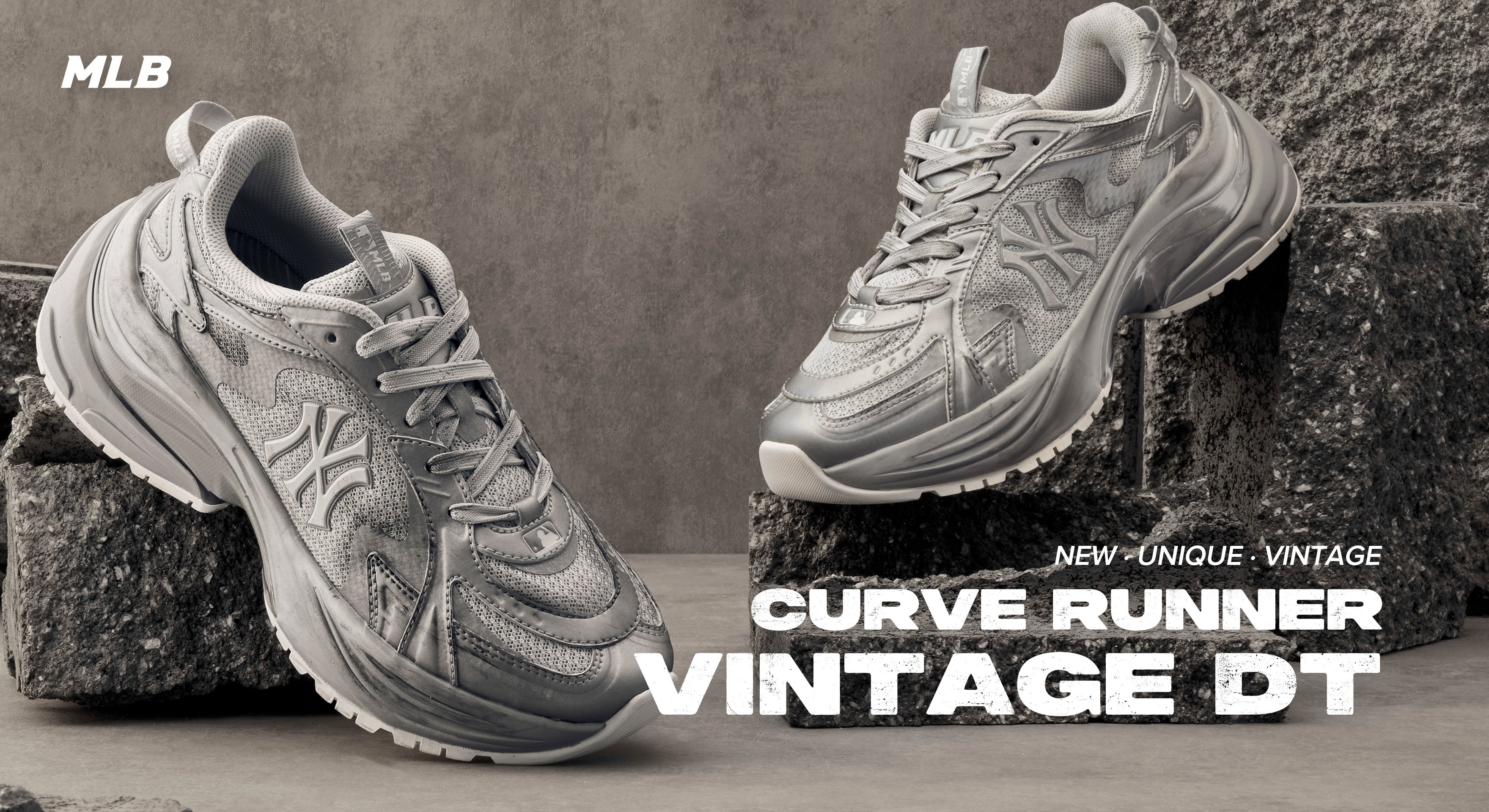[MLB] Curve Runner Vintage DT ★すぐ品切れ★ MLB Thailand | MLB Curve Runner Vintage DT 👟 Introducing
