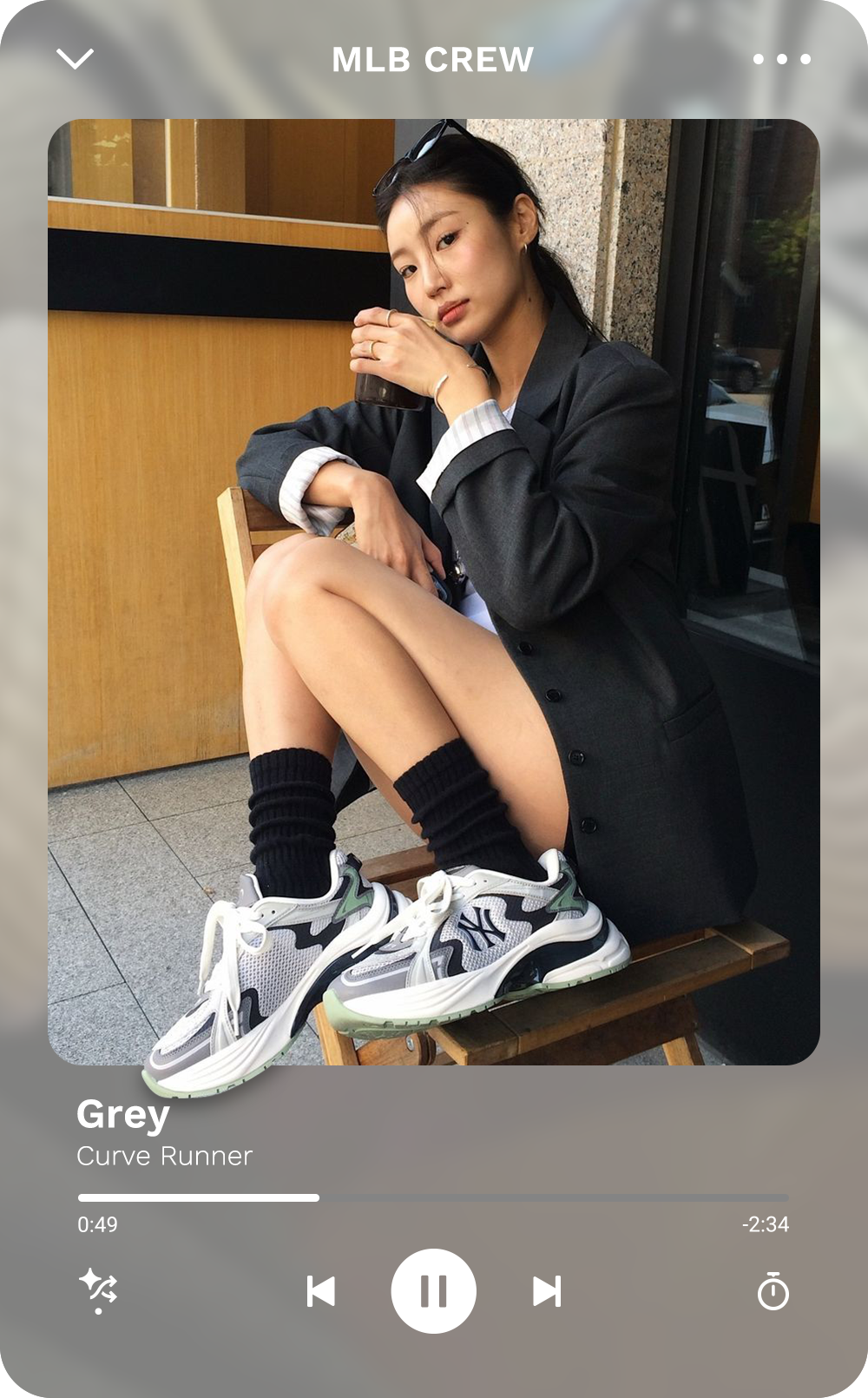 엠엘비 코리아 - 감각적인 디자인과 컬러! MLB CURVE RUNNER