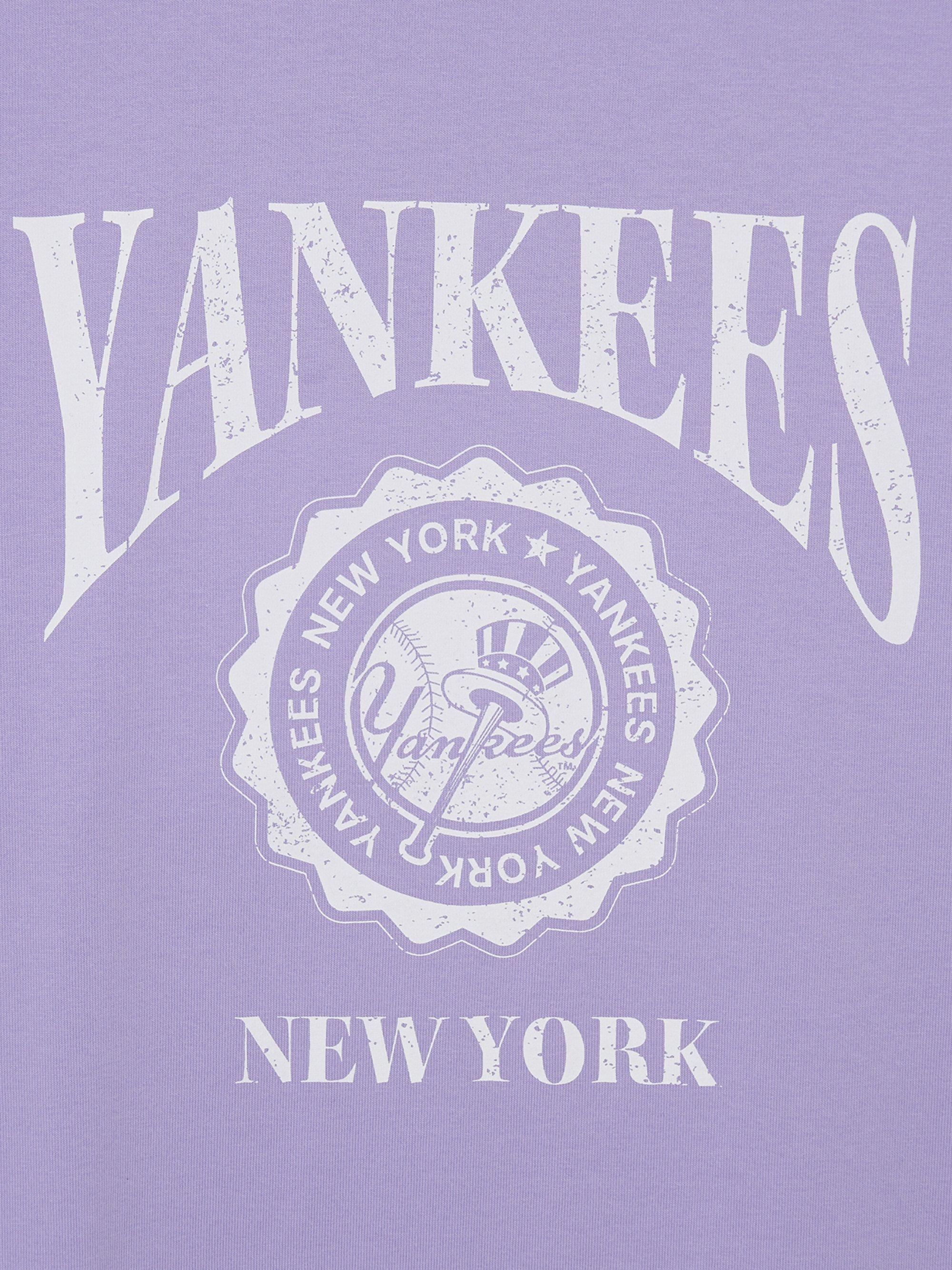 빈티지 로고 그래픽 반팔 티셔츠 뉴욕양키스