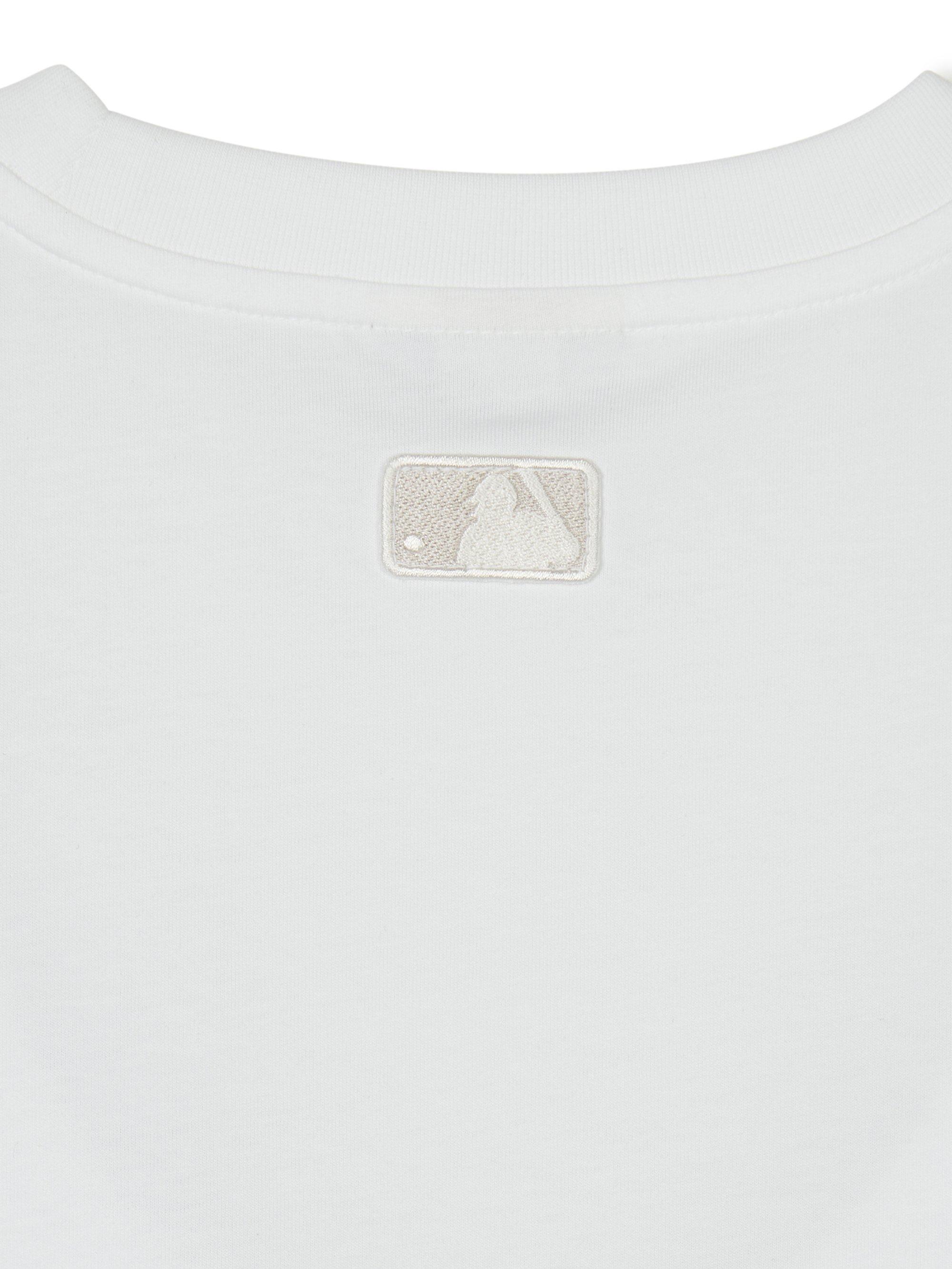 여성 스트릿 로고 기능성 크롭 반팔 티셔츠 뉴욕양키스
