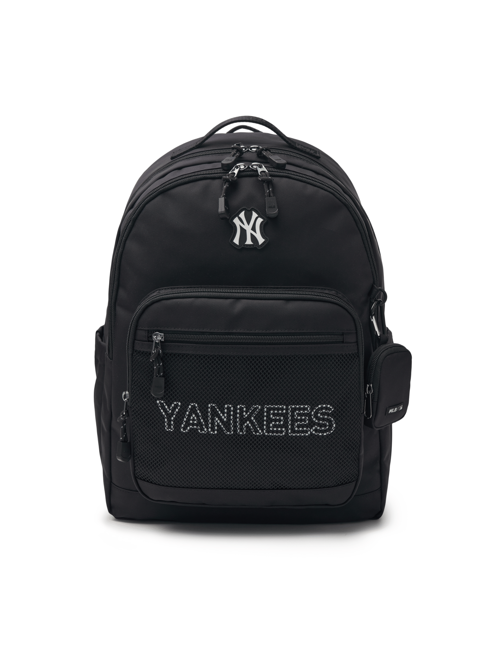 MLB 고학년 베이직 메쉬 백팩 뉴욕양키스 (BLACK)