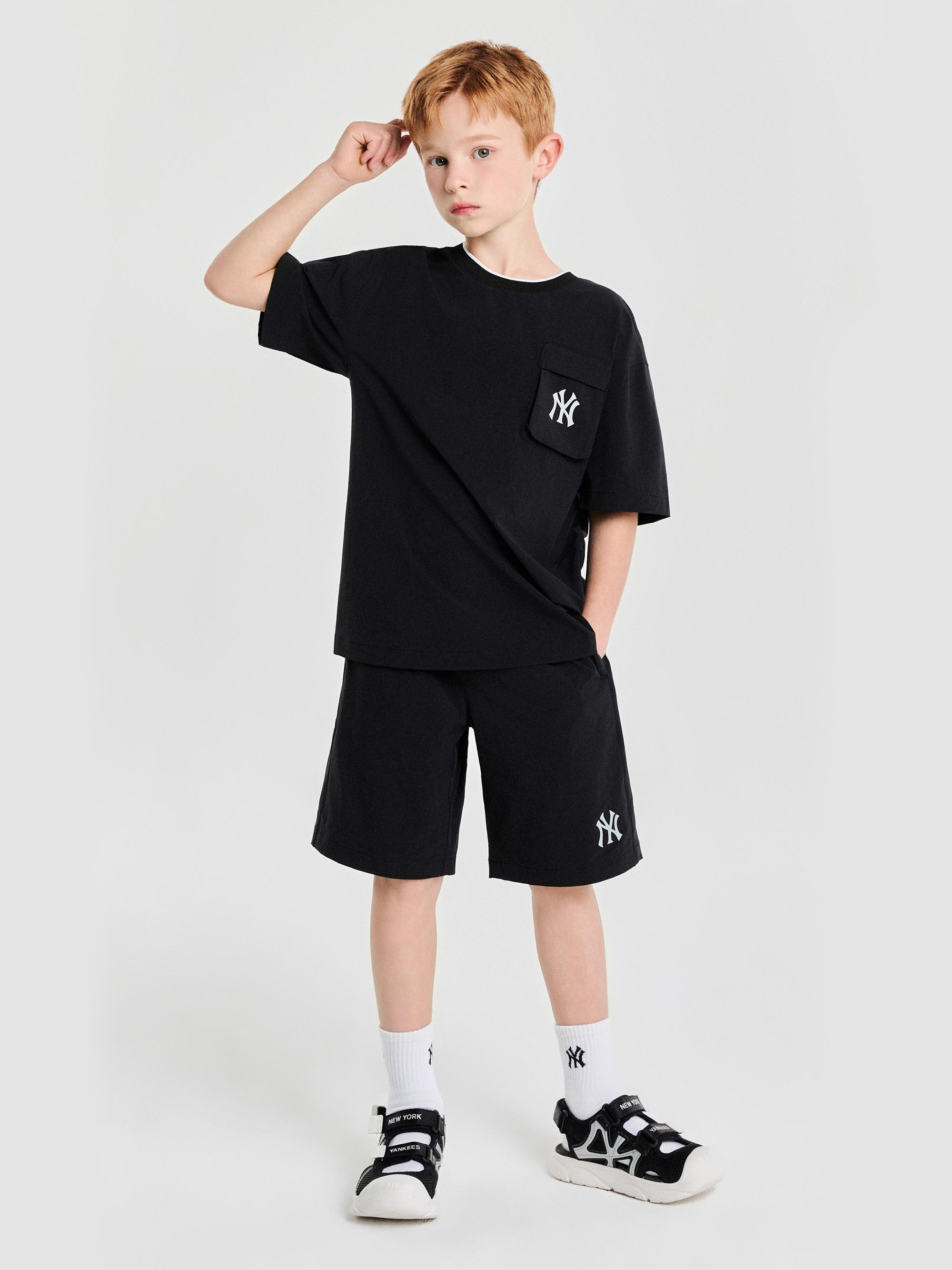 스포티브 베이직 우븐 포켓 티셔츠 세트 뉴욕양키스