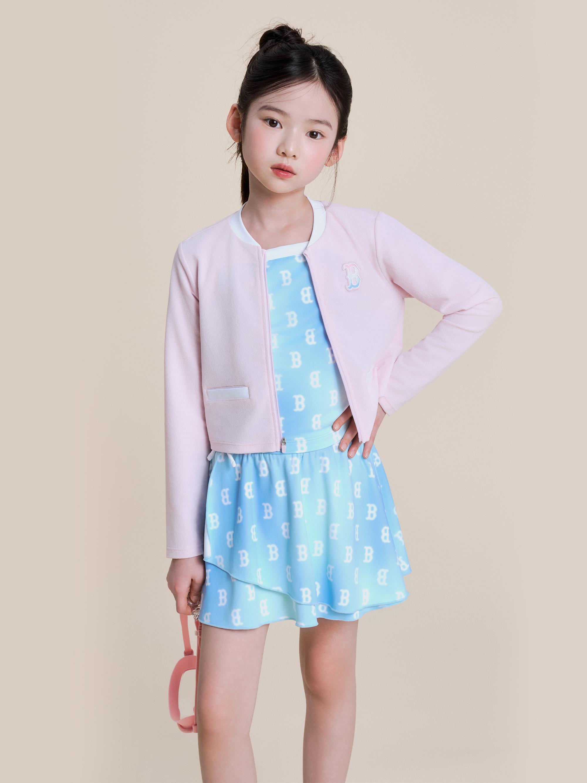 모노그램 여아 3PCS 래쉬가드 세트 보스턴 레드삭스