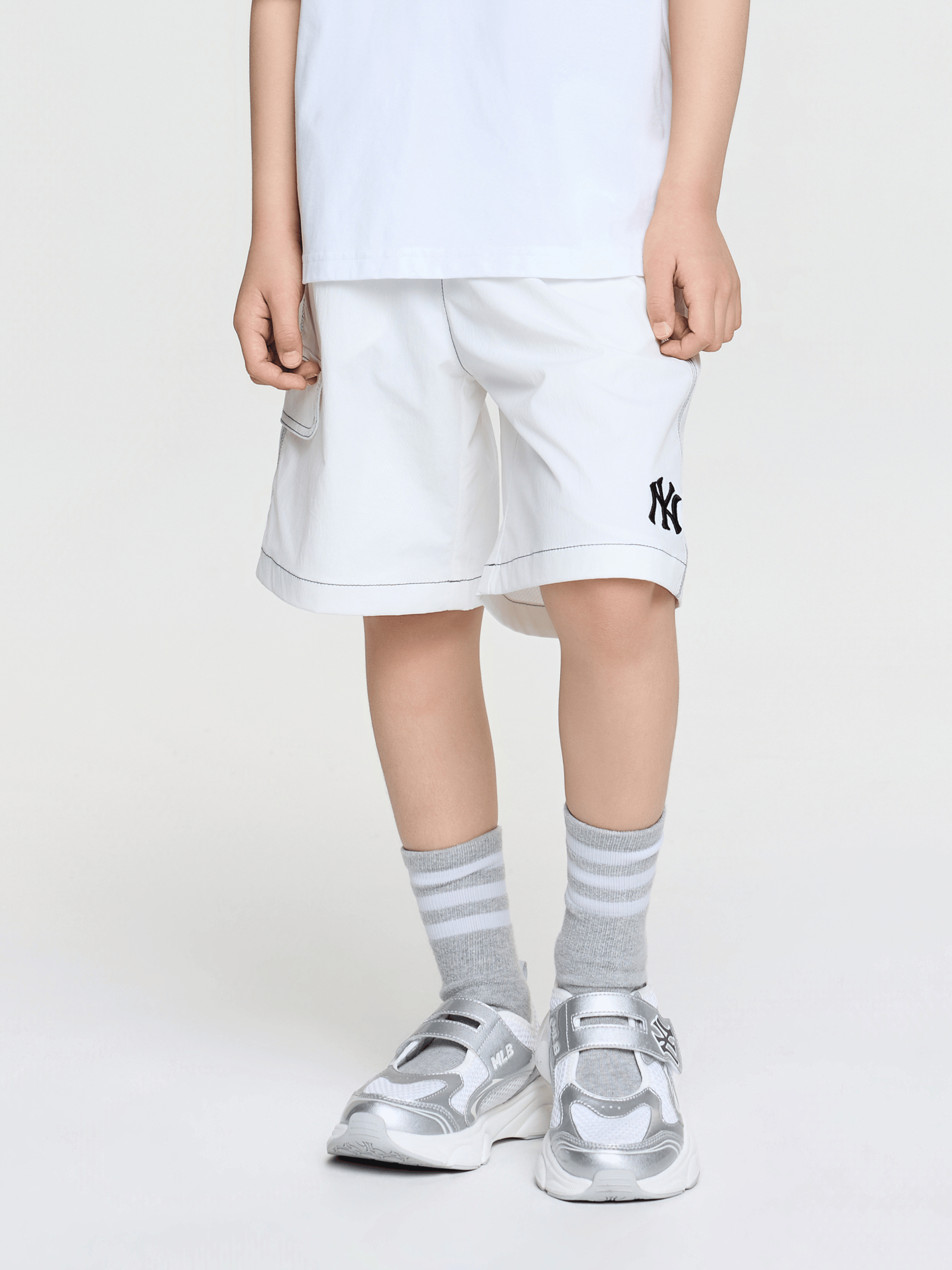 스포티브 스몰로고 나일론 5부 팬츠 뉴욕양키스