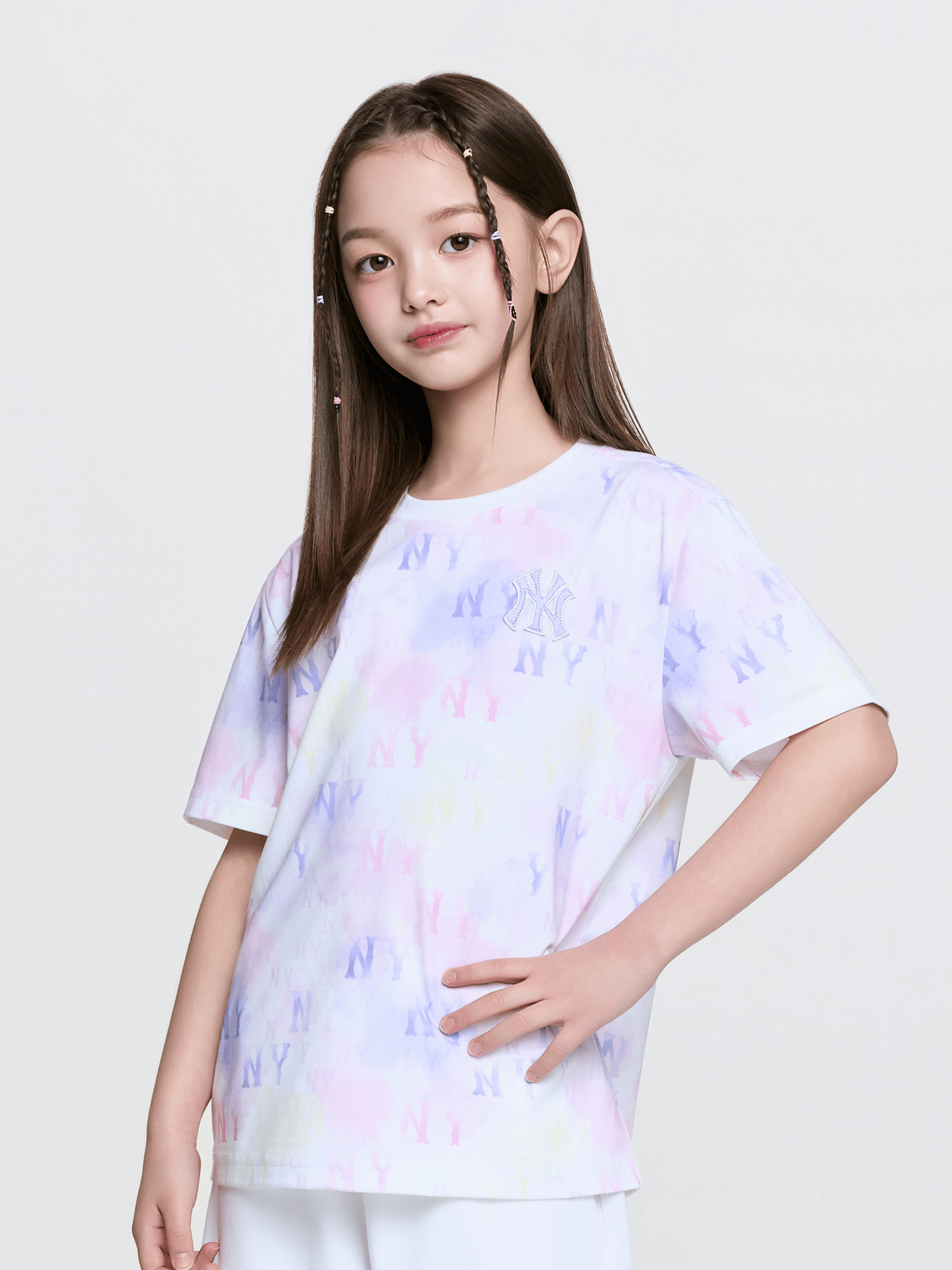 스포티브 모노그램 워터모노 전판 티셔츠 뉴욕양키스