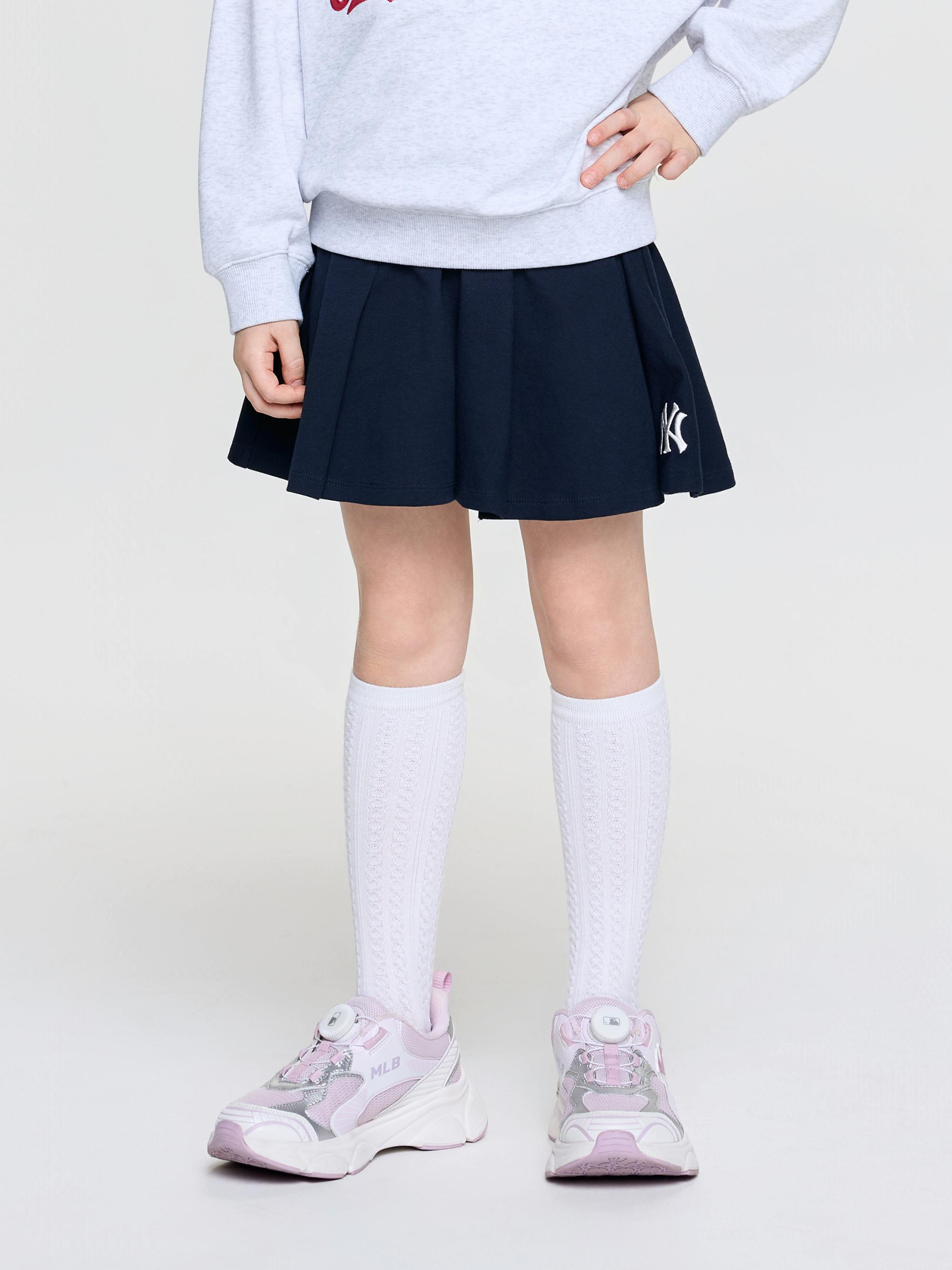 베이직 데님라이크 치마바지 뉴욕양키스