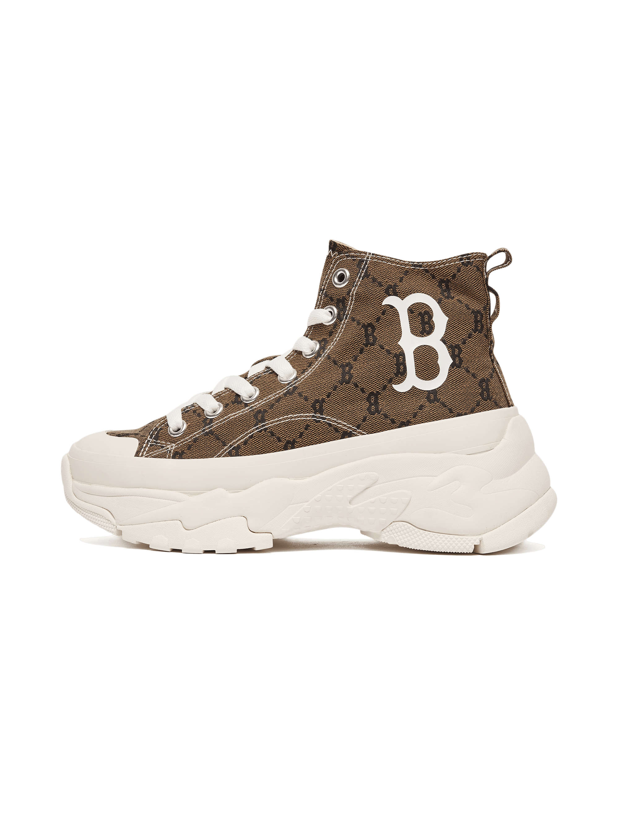 MLB CHUNKY HIGH MONO JAQUARD BEIGE