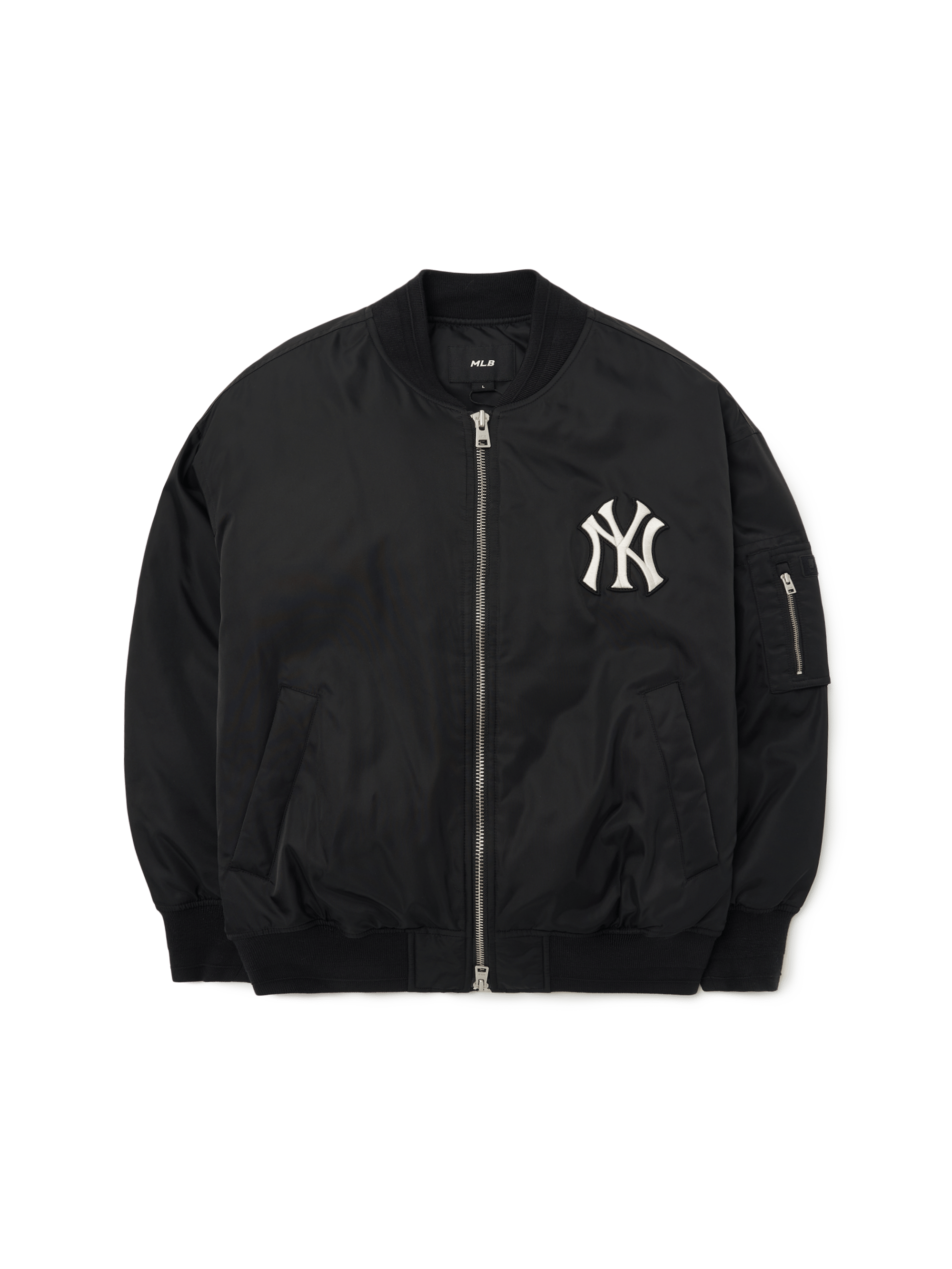 MLB 베이직 패디드 베이스볼 점퍼 뉴욕양키스 (BLACK)