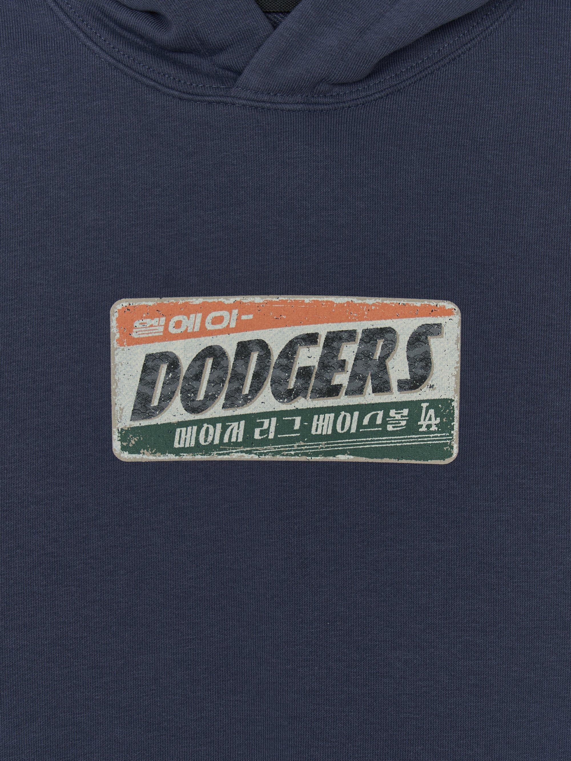 MLB 한남 빈티지 로고 후드티 LA다저스