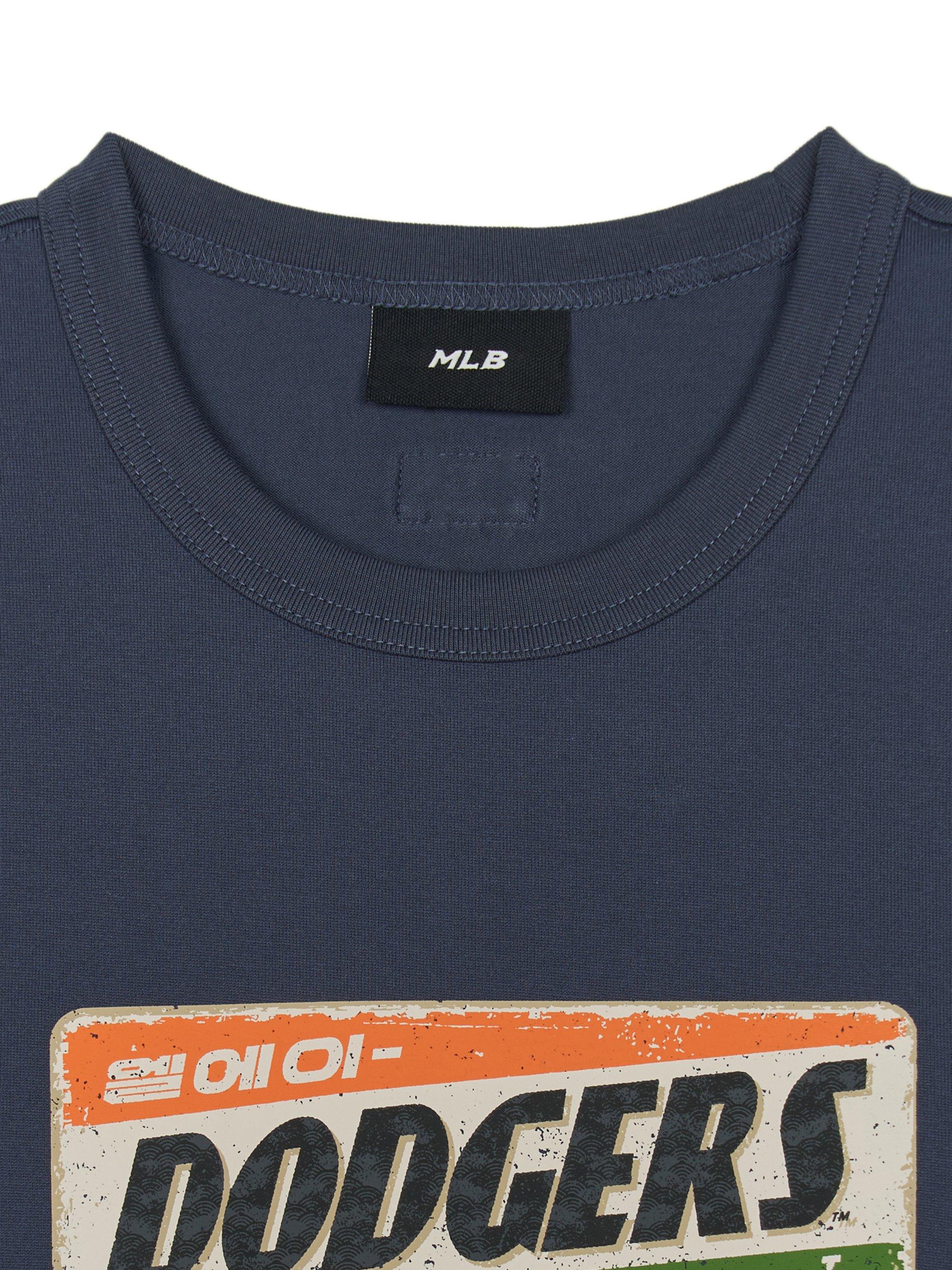 MLB 한남 빈티지 로고 반팔 티셔츠 LA다저스