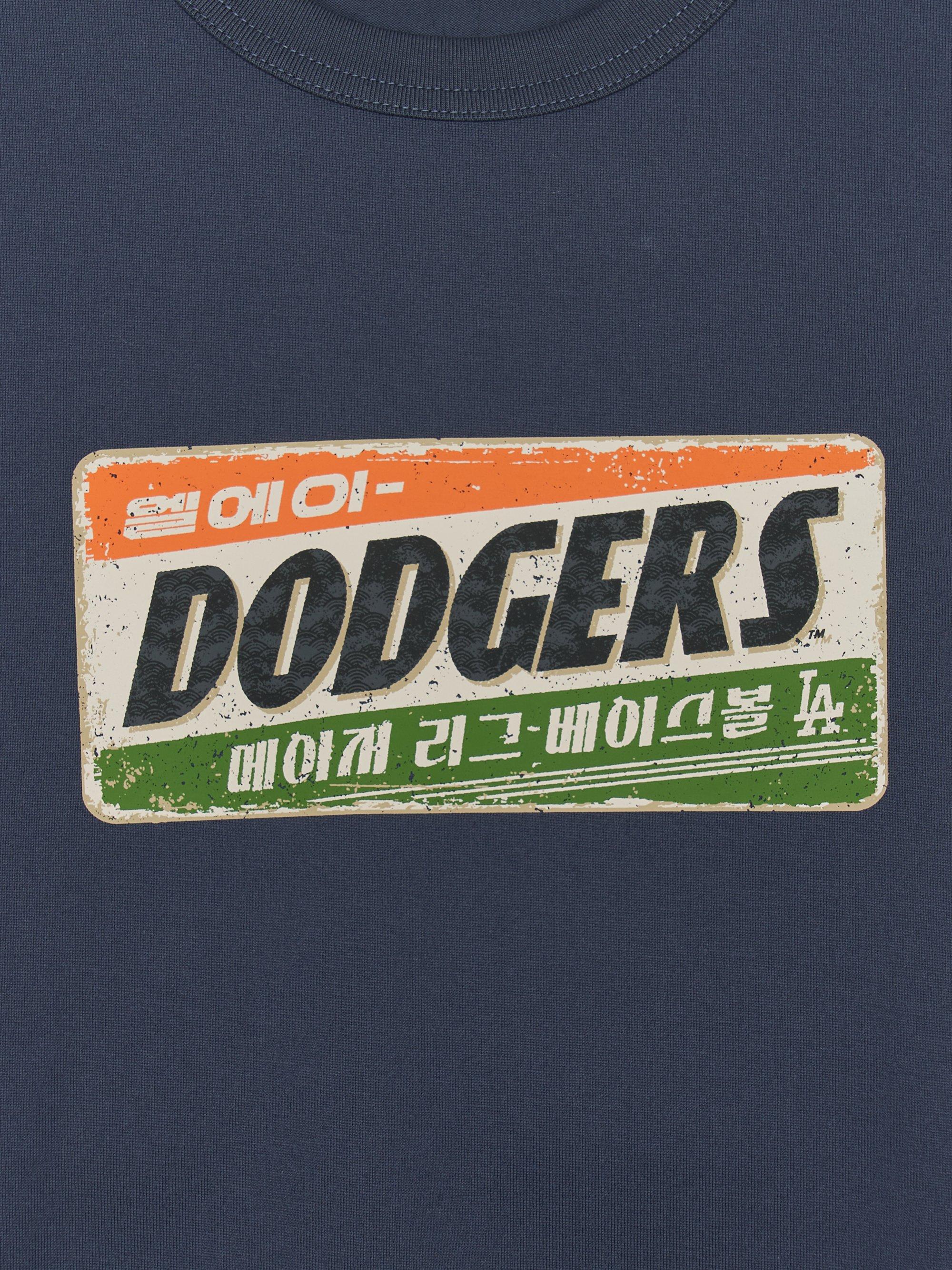 MLB 한남 빈티지 로고 반팔 티셔츠 LA다저스