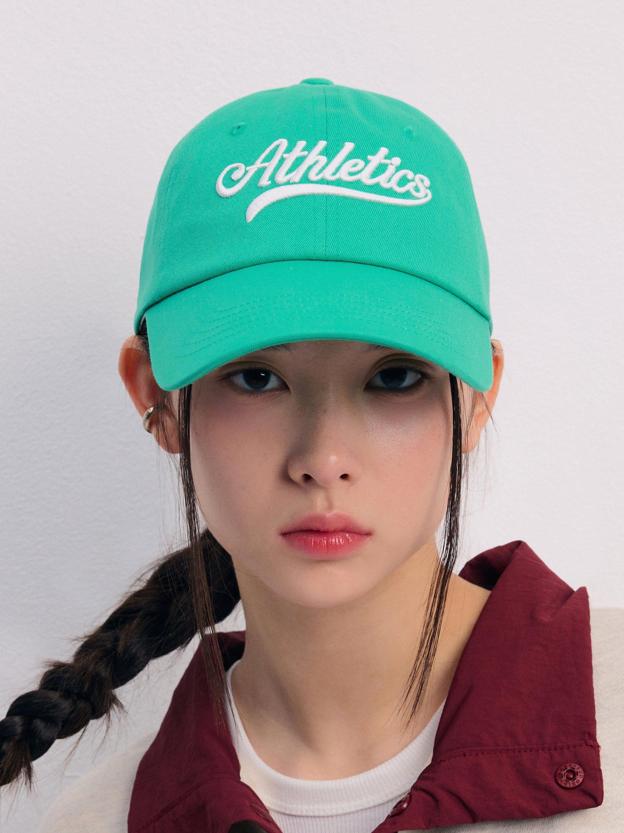 컬시브 레터링 언스트럭쳐 볼캡 오클랜드 어슬레틱스