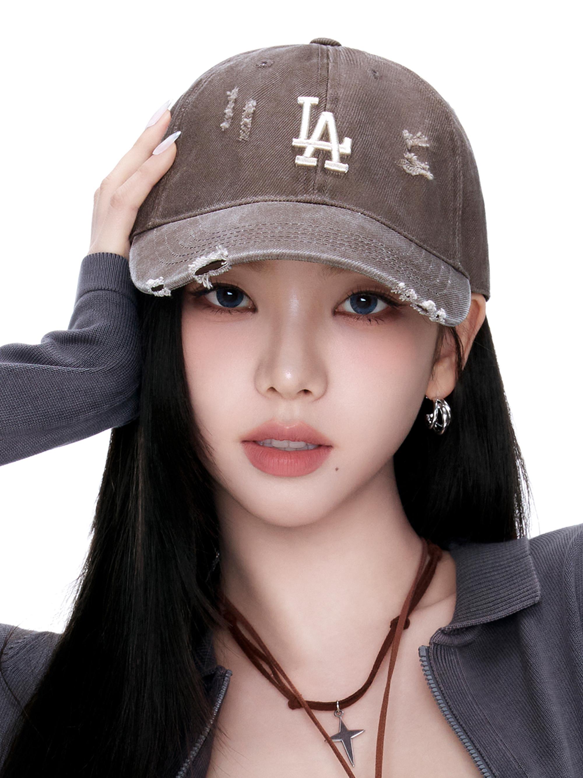데미지 워싱 언스트럭쳐 볼캡 LA다저스
