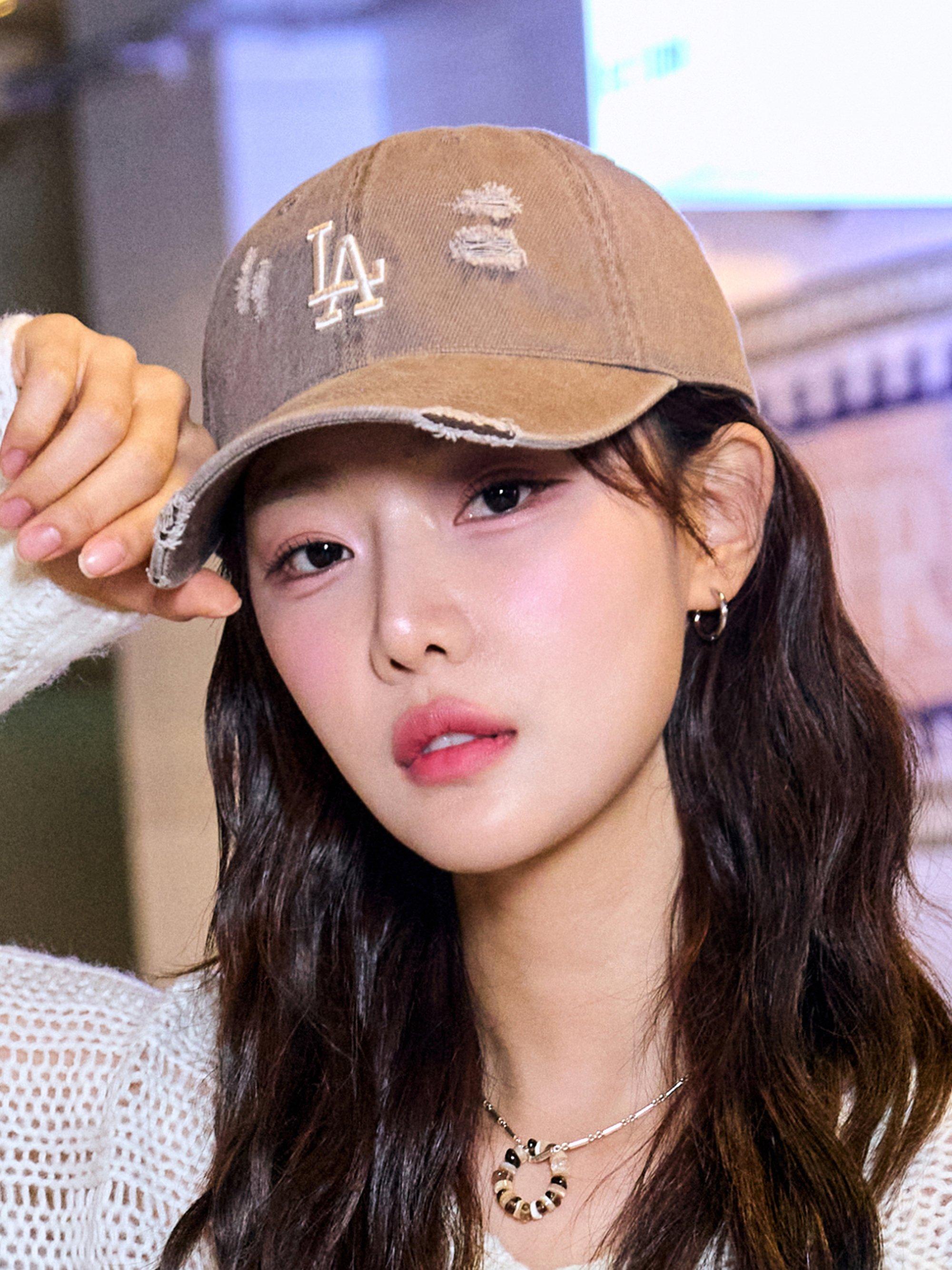 데미지 워싱 언스트럭쳐 볼캡 LA다저스