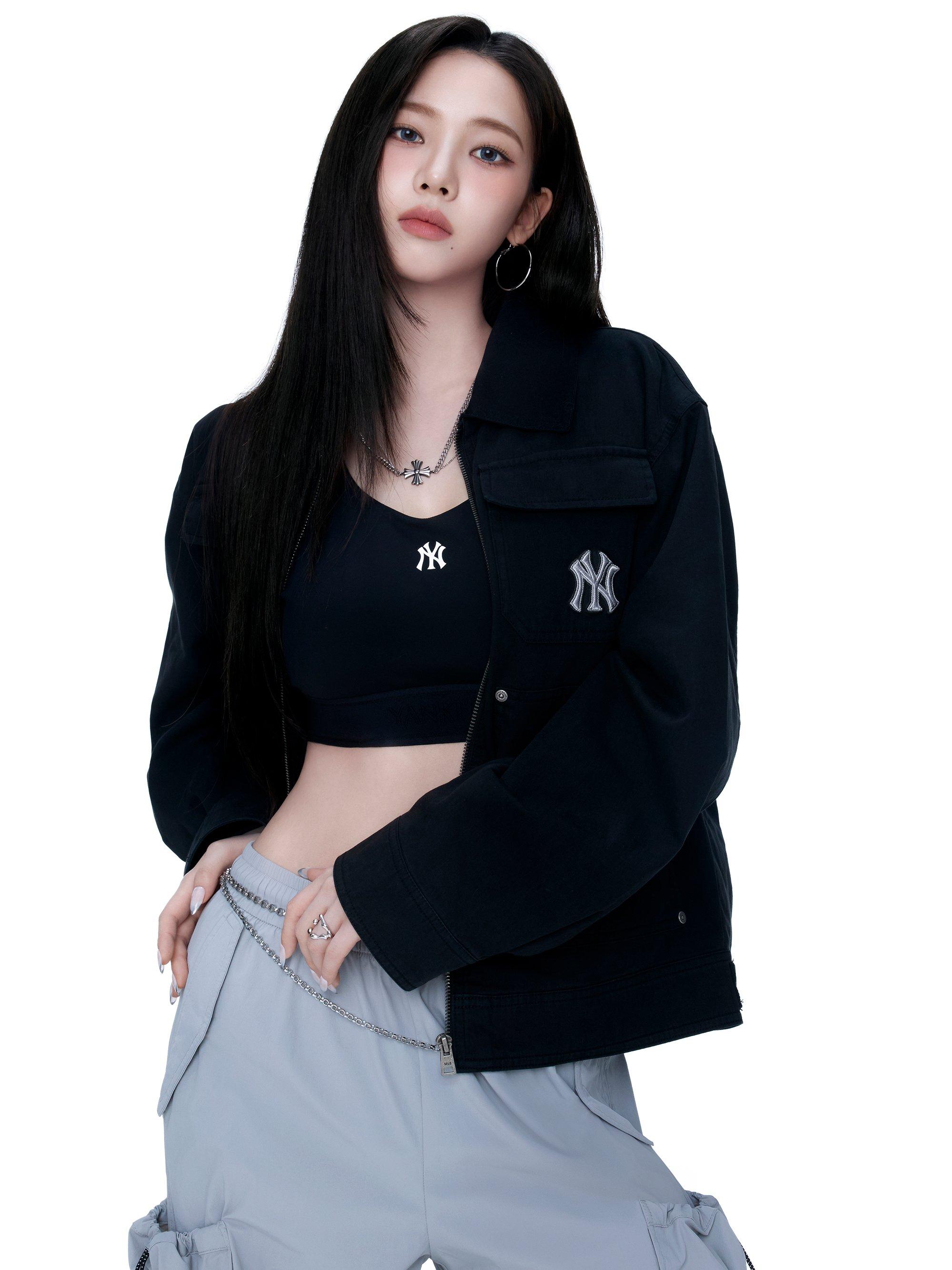 베이직 카라 워크자켓 뉴욕양키스
