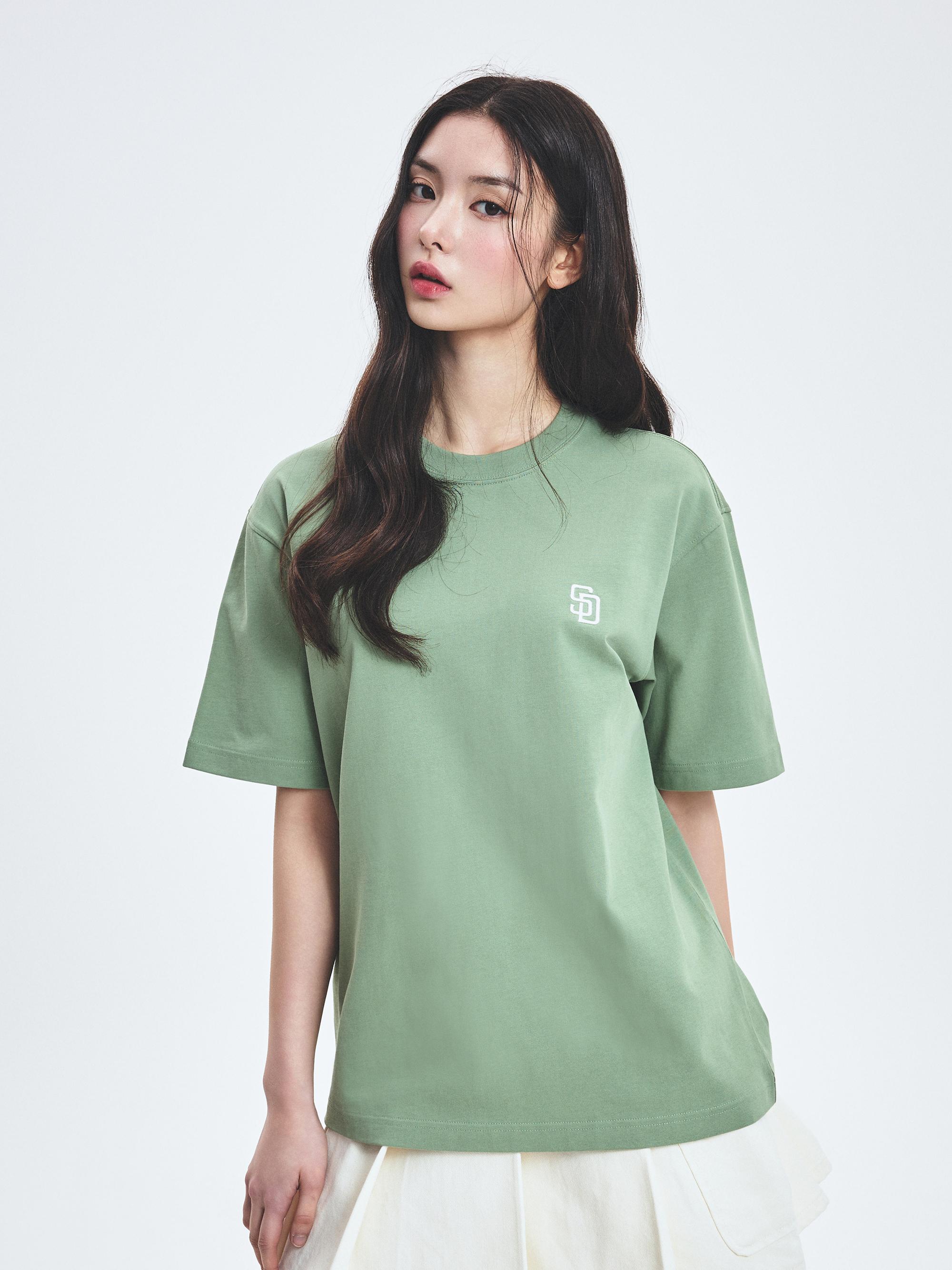 베이직 헤비웨이트 오버핏 기능성 반팔 티셔츠 샌디에이고 파드리스