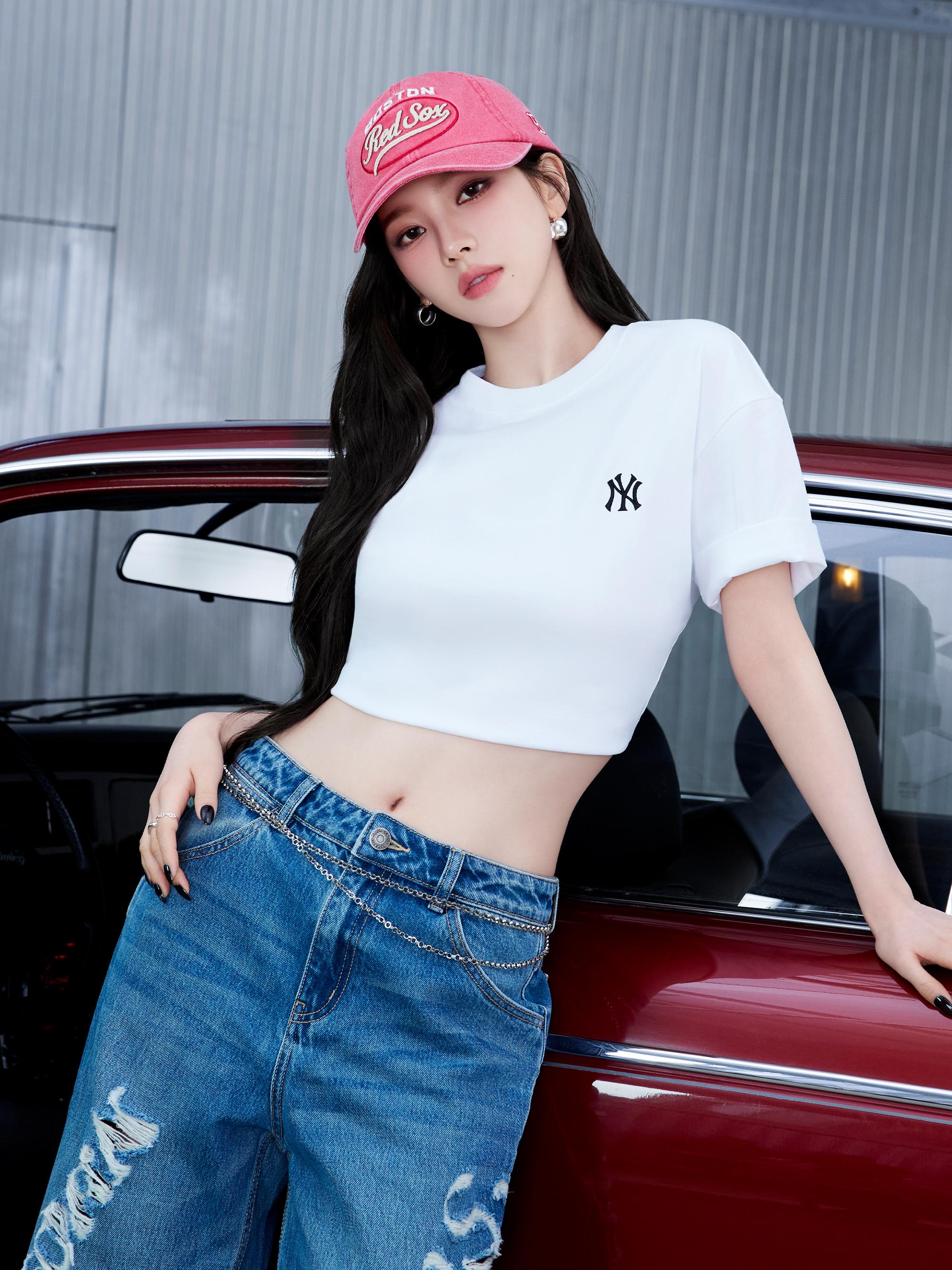 베이직 헤비웨이트 오버핏 반팔 티셔츠 뉴욕양키스