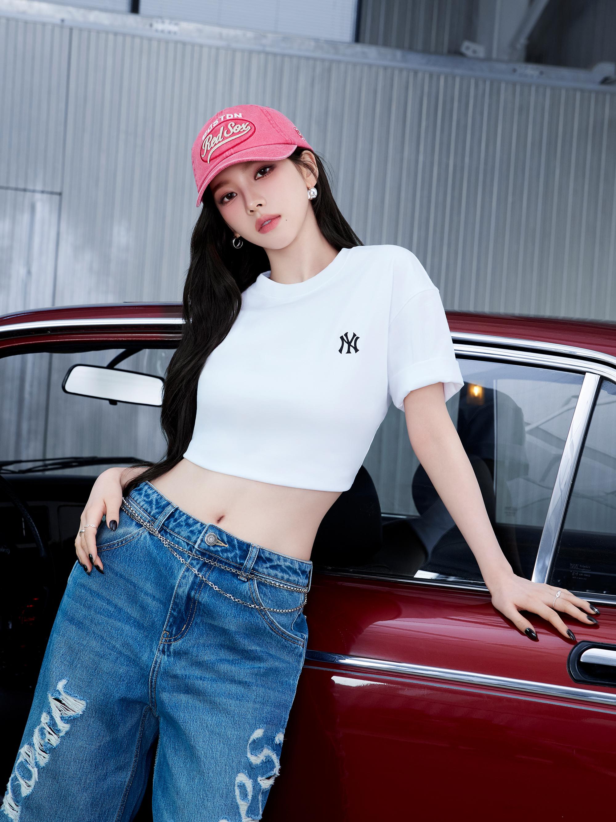 베이직 헤비웨이트 오버핏 반팔 티셔츠 뉴욕양키스
