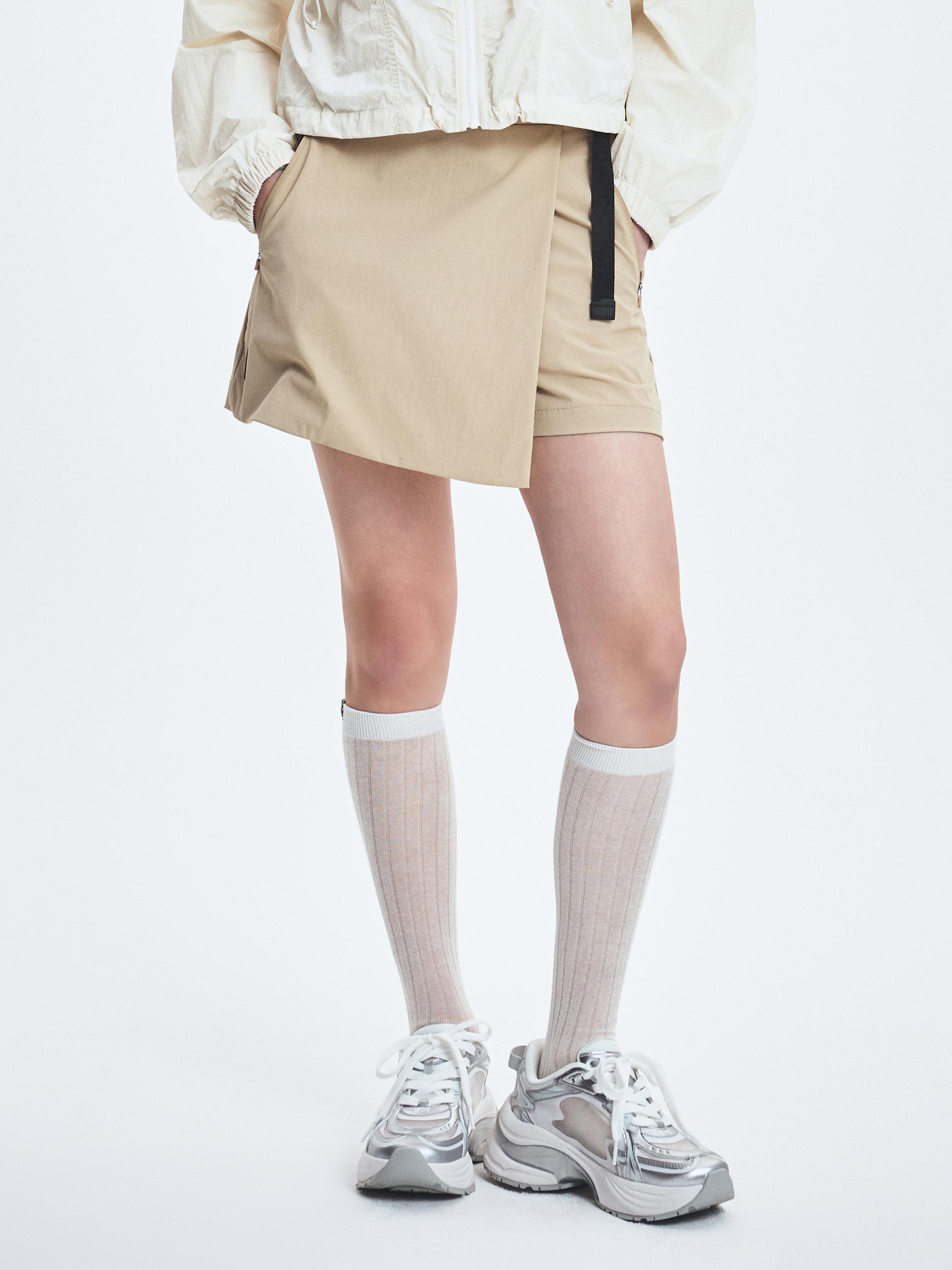베이직 고프코어 나일론 벨트 치마바지 뉴욕양키스