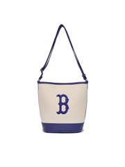 MLB 베이직 빅로고 캔버스 버킷백 보스턴 레드삭스 (CREAM)