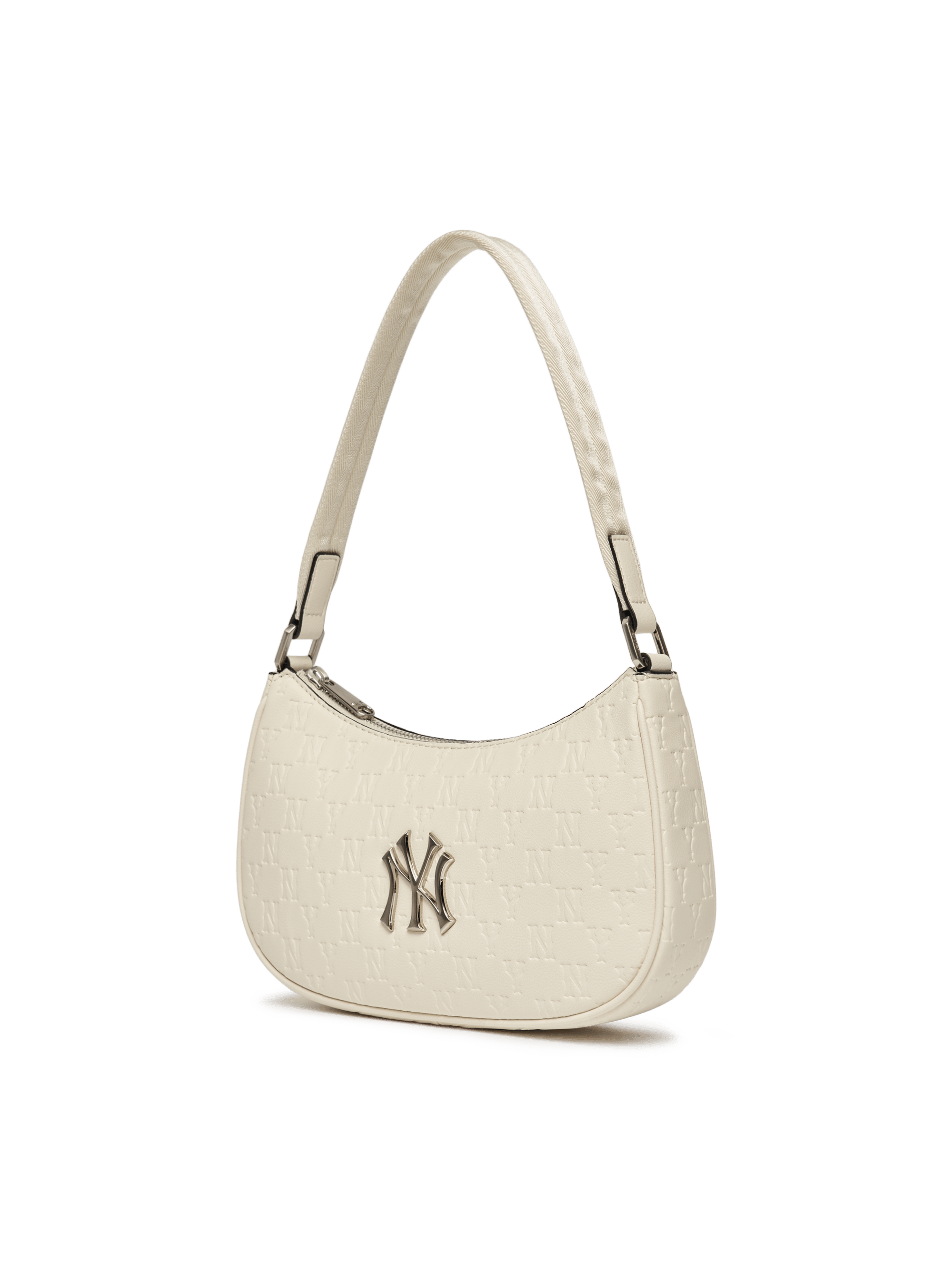 MLB 모노그램 엠보 호보백 뉴욕양키스 (CREAM)