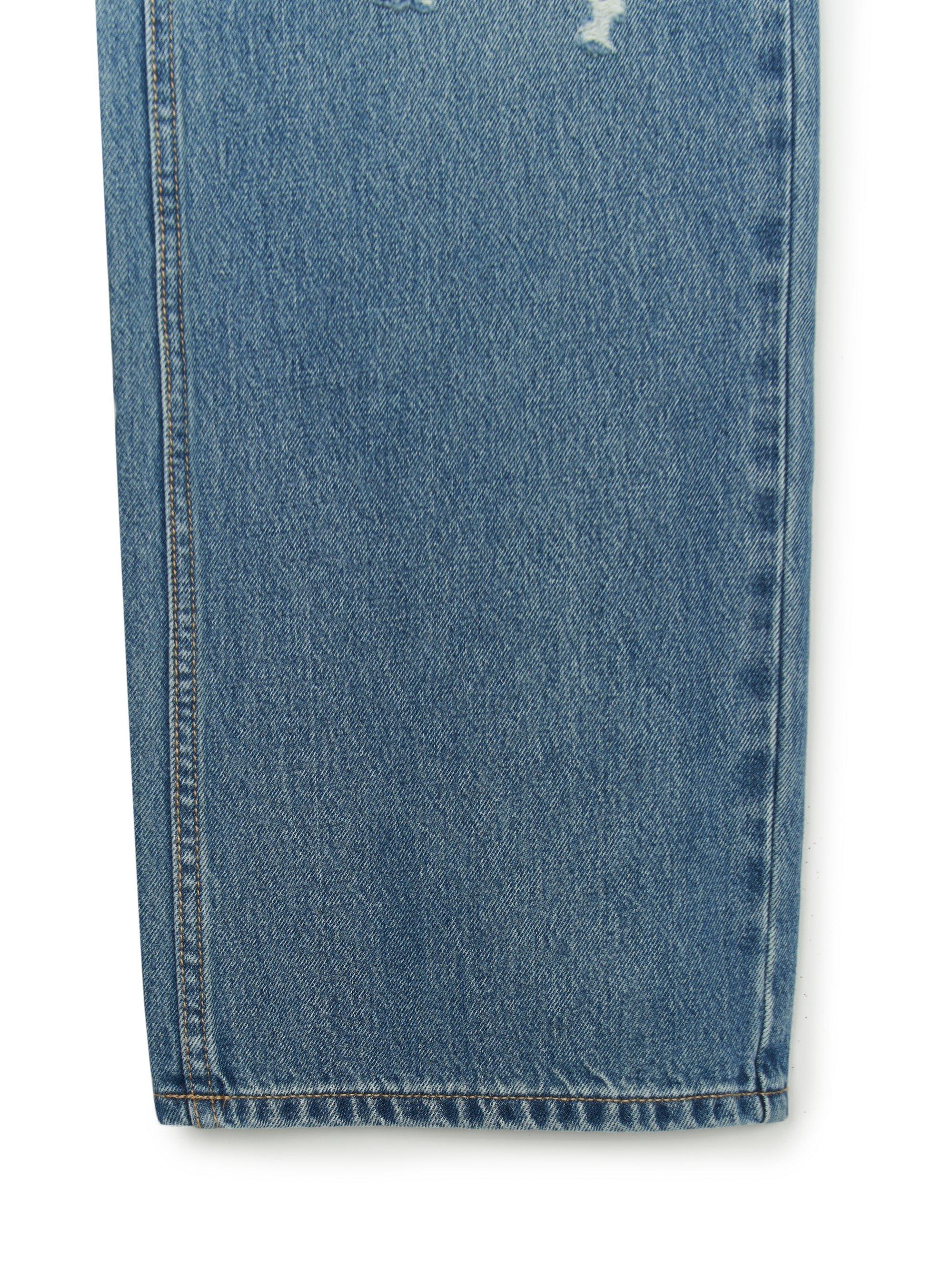 MLB korea■megagram vintage wide denim pants■追跡送料込 MLB MLB 한남 여성 메가그램 빈티지 와이드 데님팬츠 뉴욕양키스