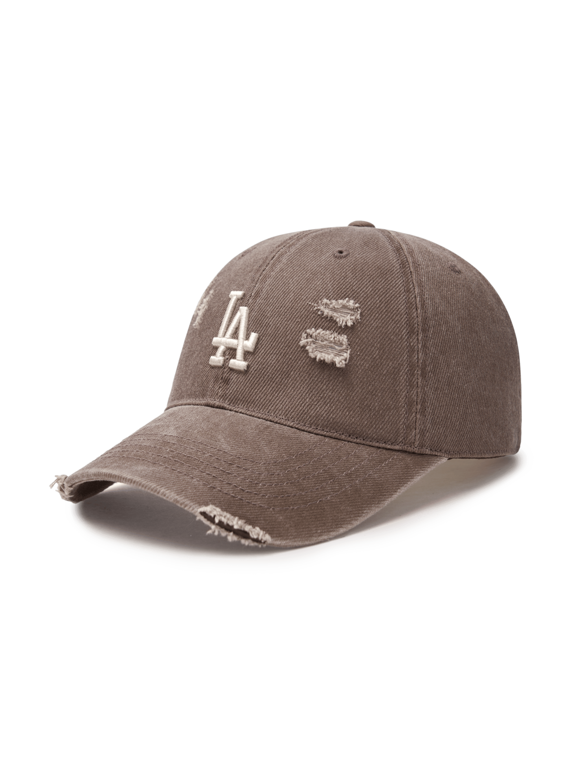 ★MLB Korea★ Fielder Ball Cap LA Brown 3ACP1901N-07BRS MLB Unisex Fielder Flex Unstructured Ball Cap LA Brown