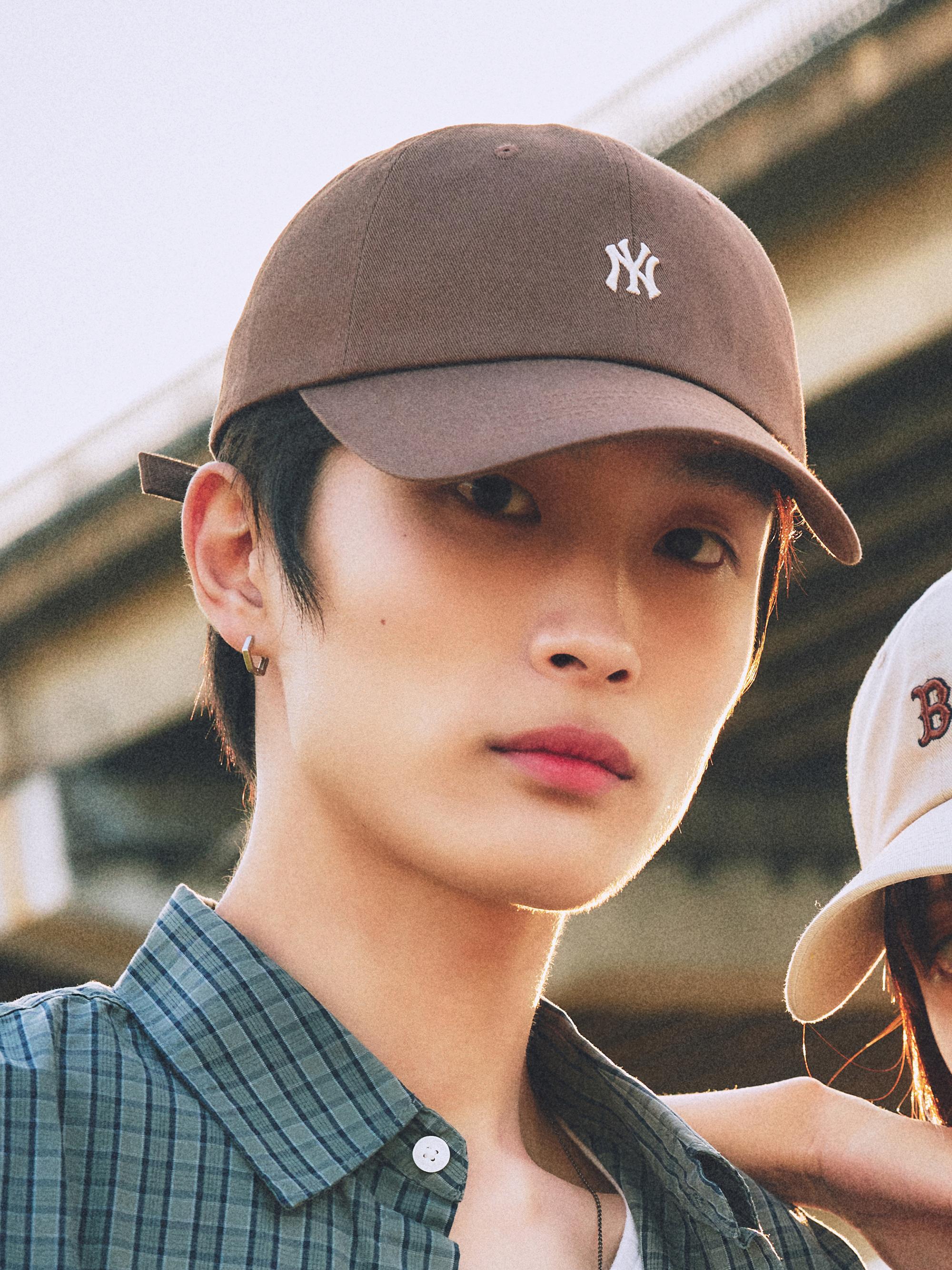 MLB 나노로고 언스트럭쳐 볼캡 뉴욕양키스 (BROWN)
