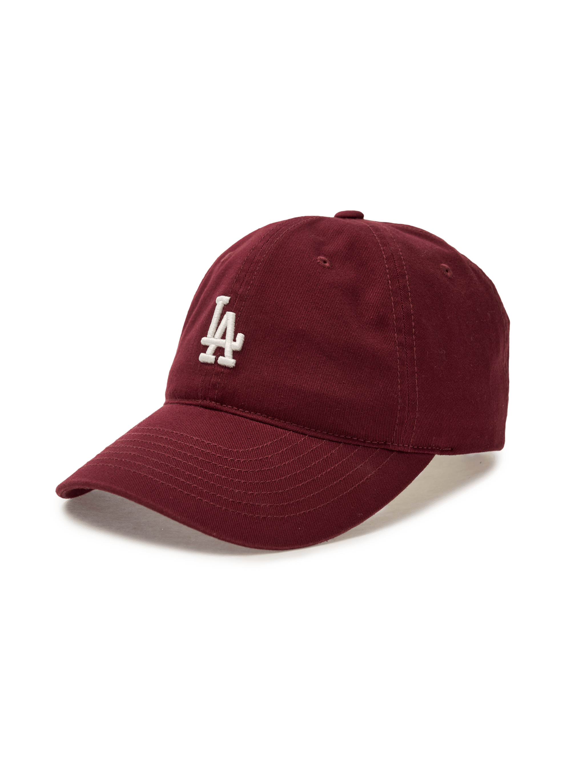 ■MLB Korea■ W Fit Unstructured Ball Cap LA Wine 3ACPW015N- MLB W핏 언스트럭쳐 볼캡 LA다저스 (WINE)