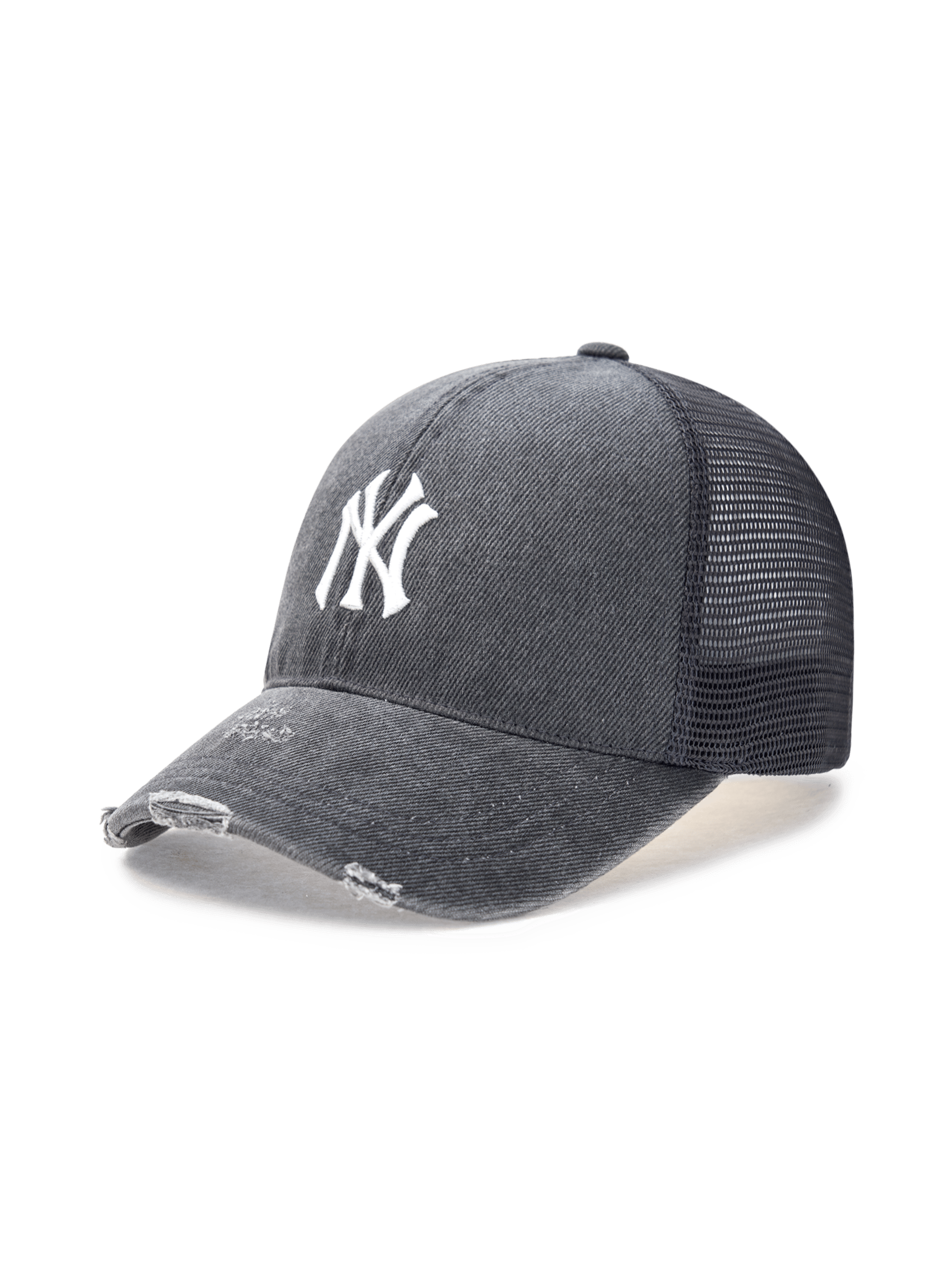 MLB 베이직 워싱 메쉬캡 뉴욕양키스 (DARK GRAY)