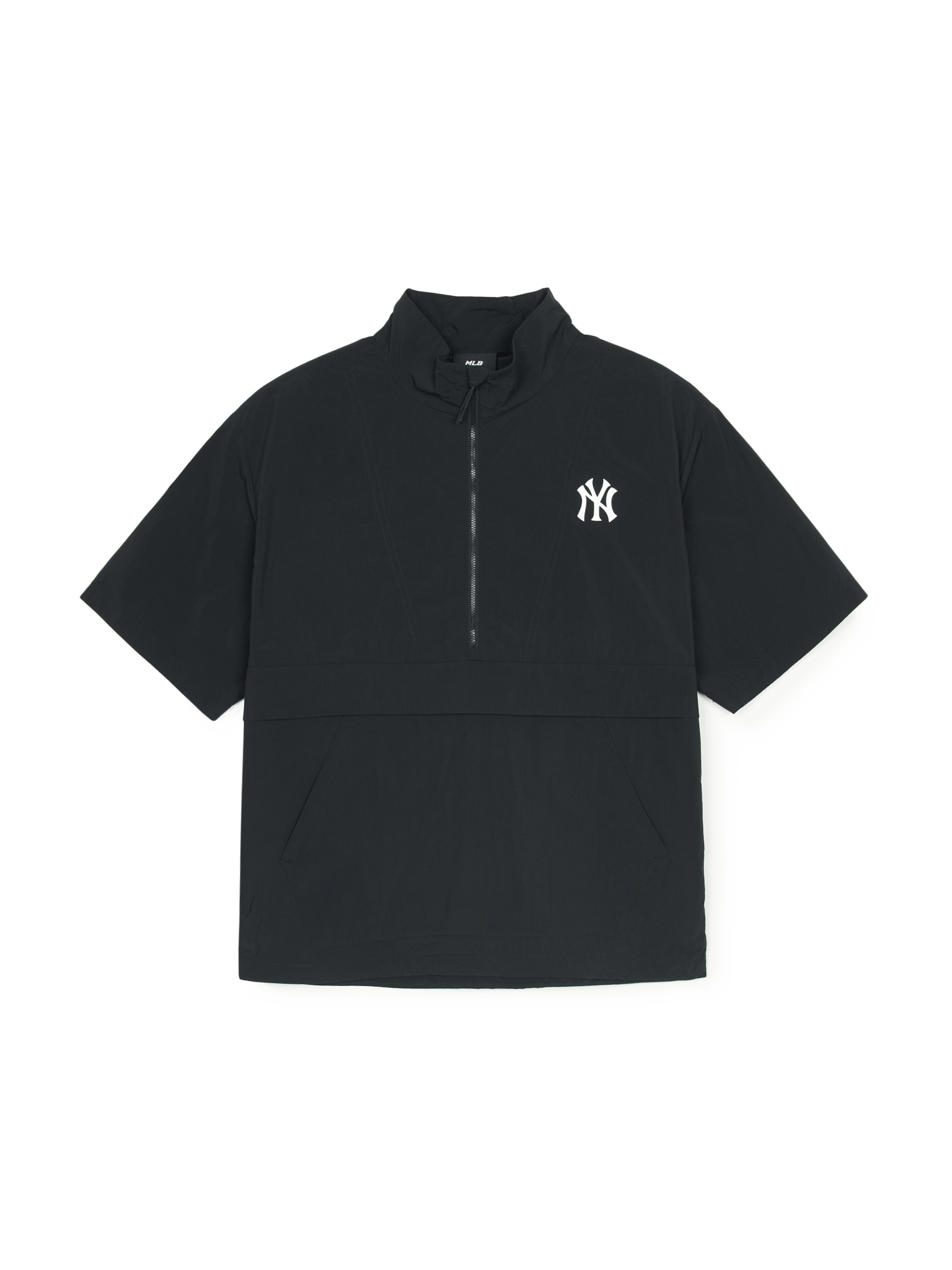 MLB 고프코어 반팔 아노락 뉴욕양키스 (BLACK)