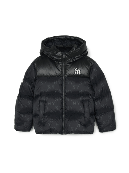 MLB ベーシック ショートダウン NY (Black) MLB 하이퍼 립스탑 구스 숏다운 뉴욕양키스 (BLACK)