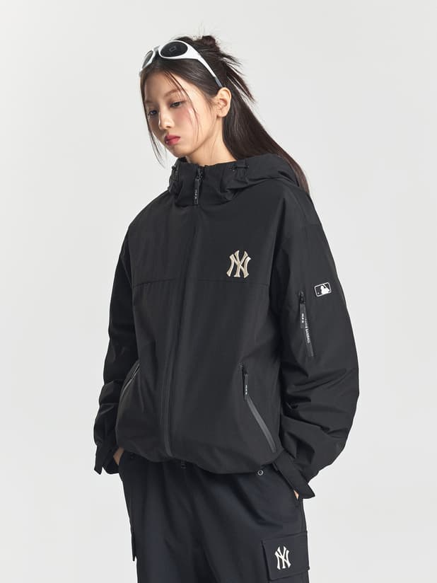 [MLB] Curve Hooded Long Padding ☆送料込☆ 엠엘비 코리아 - THE REAL CURVE MLB CURVE PADDING