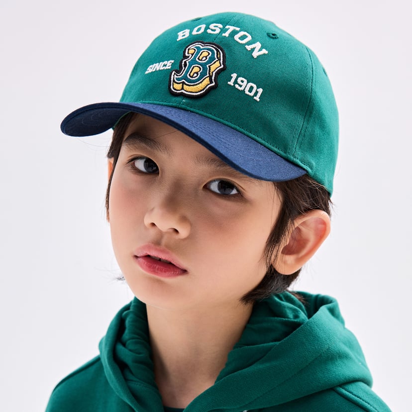 베이직 바시티 배색 볼캡 보스턴 레드삭스