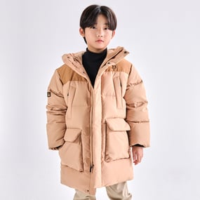 볼륨 트래블 사파리 구스 다운 롱패딩 보스턴 레드삭스