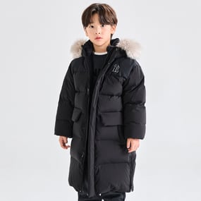볼륨 트래블 구스 다운 롱패딩 뉴욕양키스