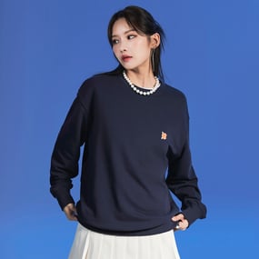 베이직 스몰로고 오버핏 맨투맨 디트로이트 타이거즈