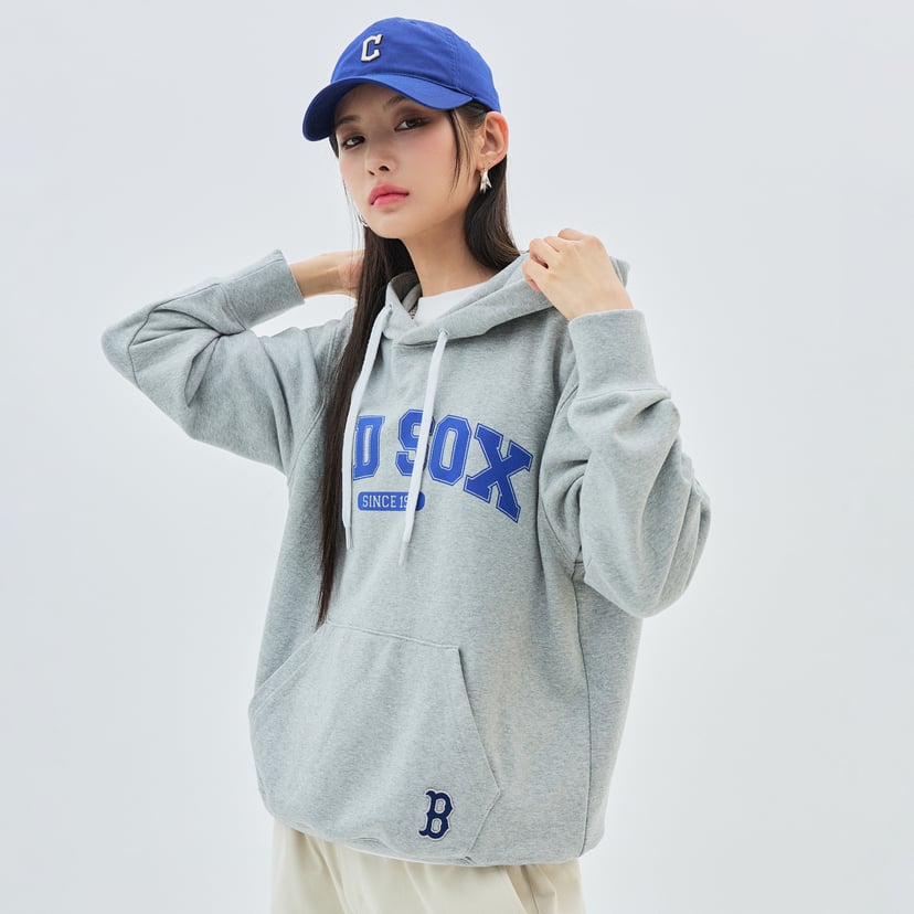 바시티 오버핏 후드티 보스턴 레드삭스