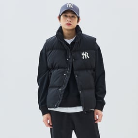 바시티 패딩 조끼 뉴욕양키스