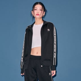 베이직 애슬레저 져지 스텐드넥 집업 뉴욕양키스