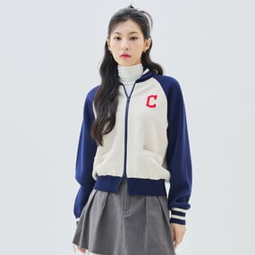 여성 바시티 가디건 클리블랜드 가디언스