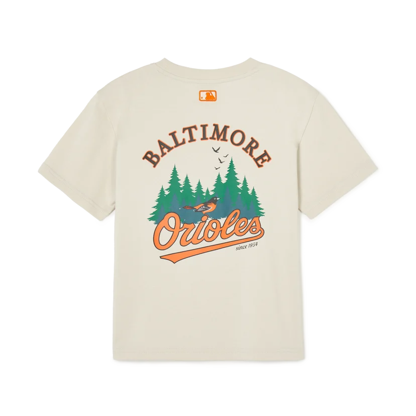 베이직 캠핑 그래픽 티셔츠 볼티모어 오리올스