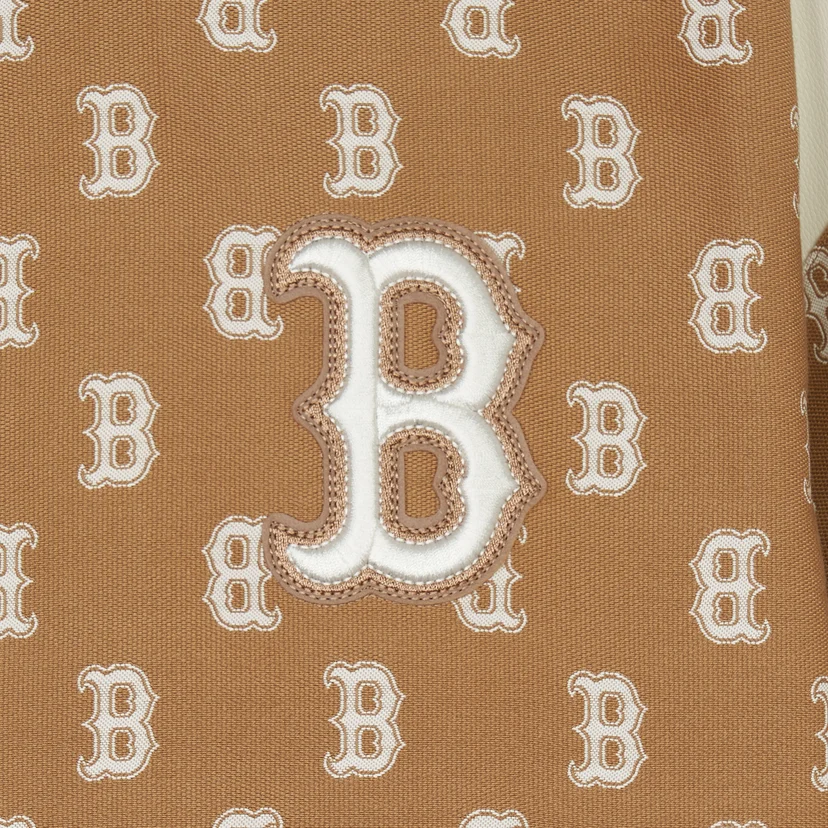 클래식 모노그램 자가드 어깨배색 바시티자켓 보스턴 레드삭스
