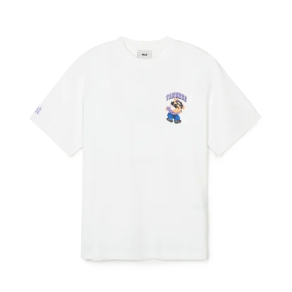 바시티 메가베어 오버핏 반팔 티셔츠 뉴욕양키스