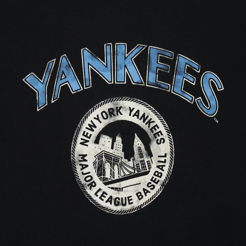 빈티지 시티라이프 그래픽 반팔 티셔츠 뉴욕양키스