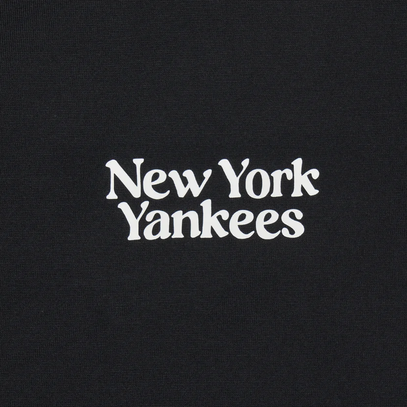 여성 바시티 크롭 반팔 티셔츠 뉴욕양키스