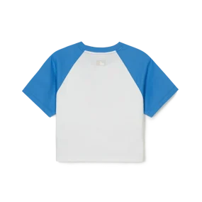 여성 바시티 라글란 크롭 티셔츠 LA다저스
